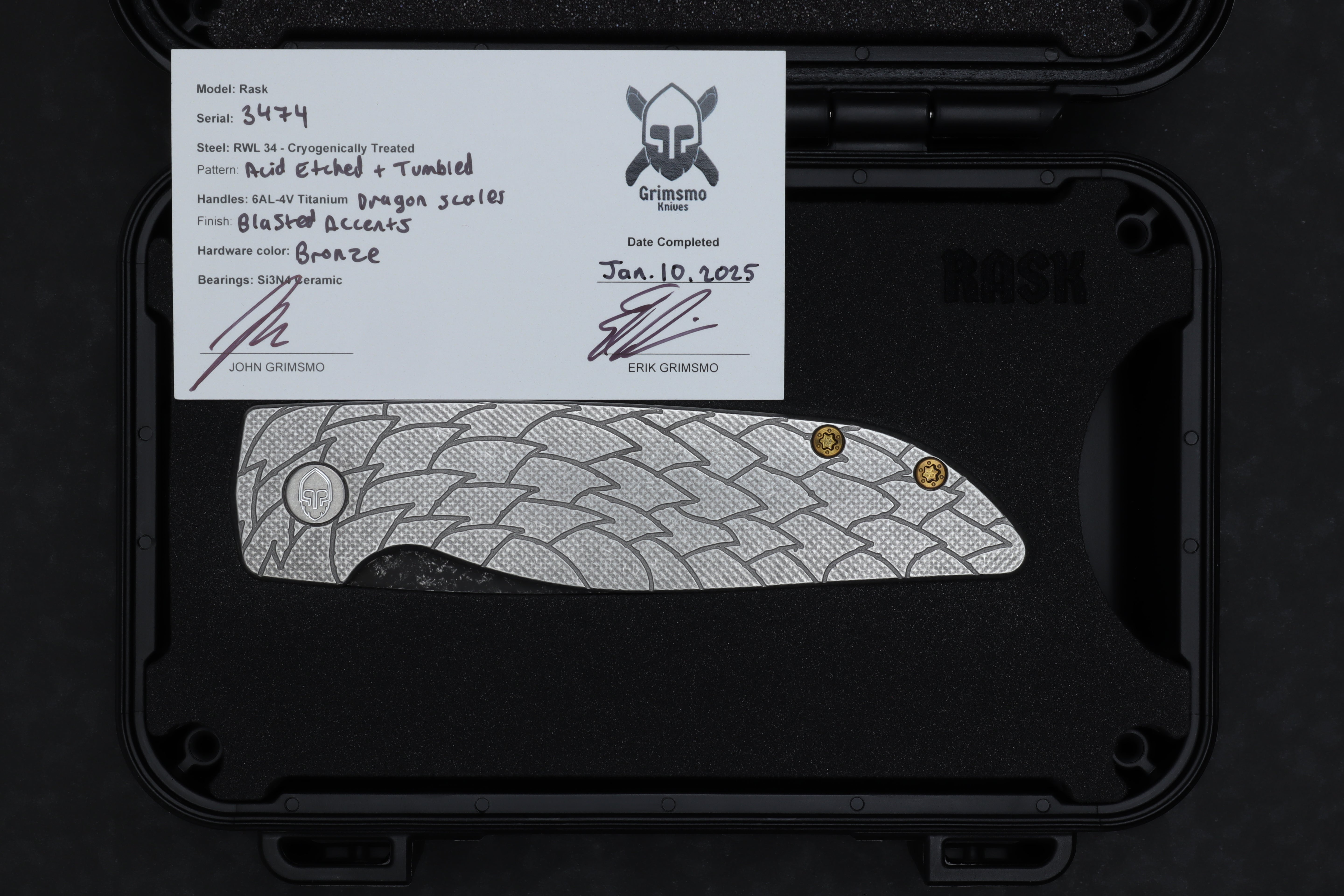 Rask #3474 9278340114