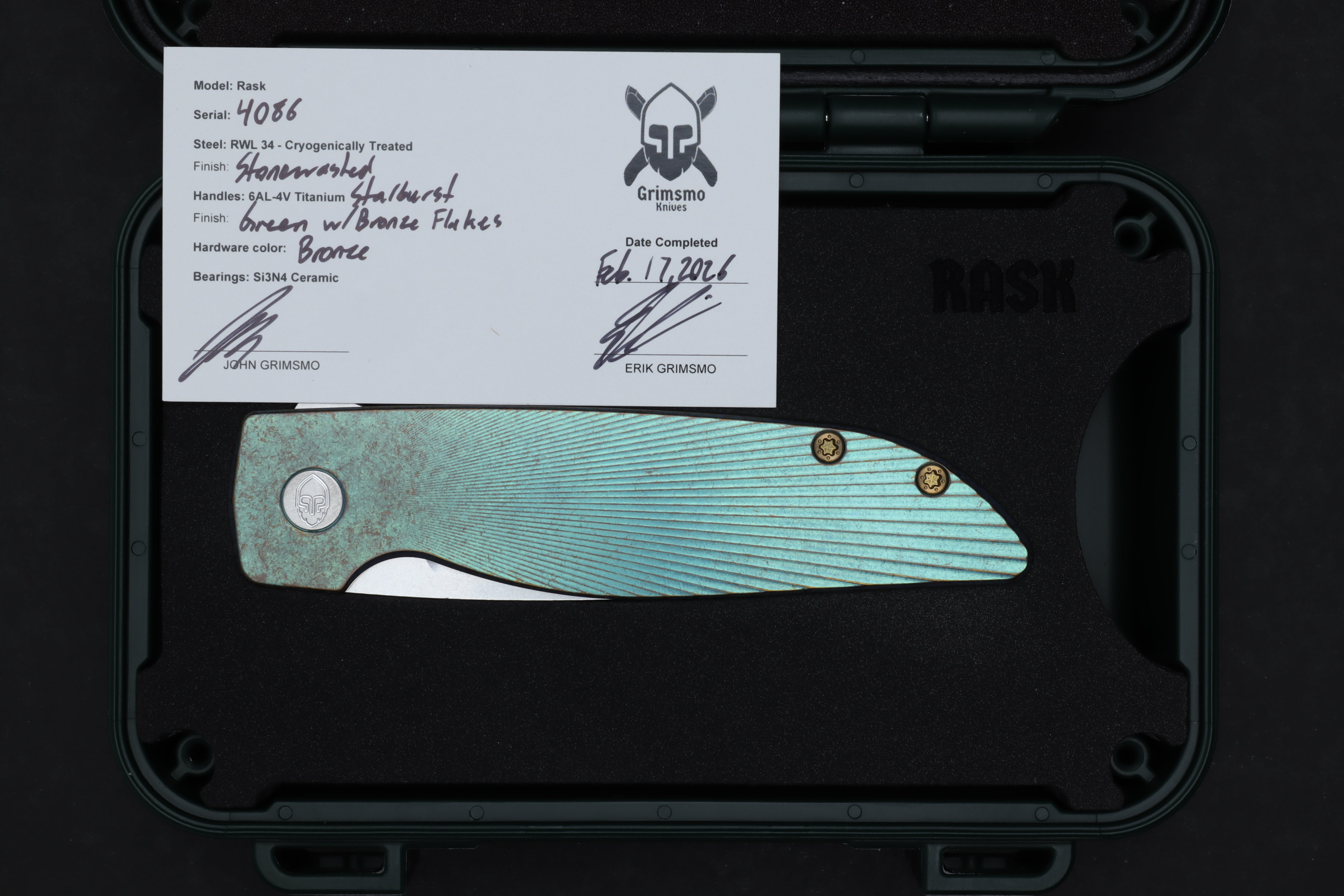 Rask #4086 9278340220