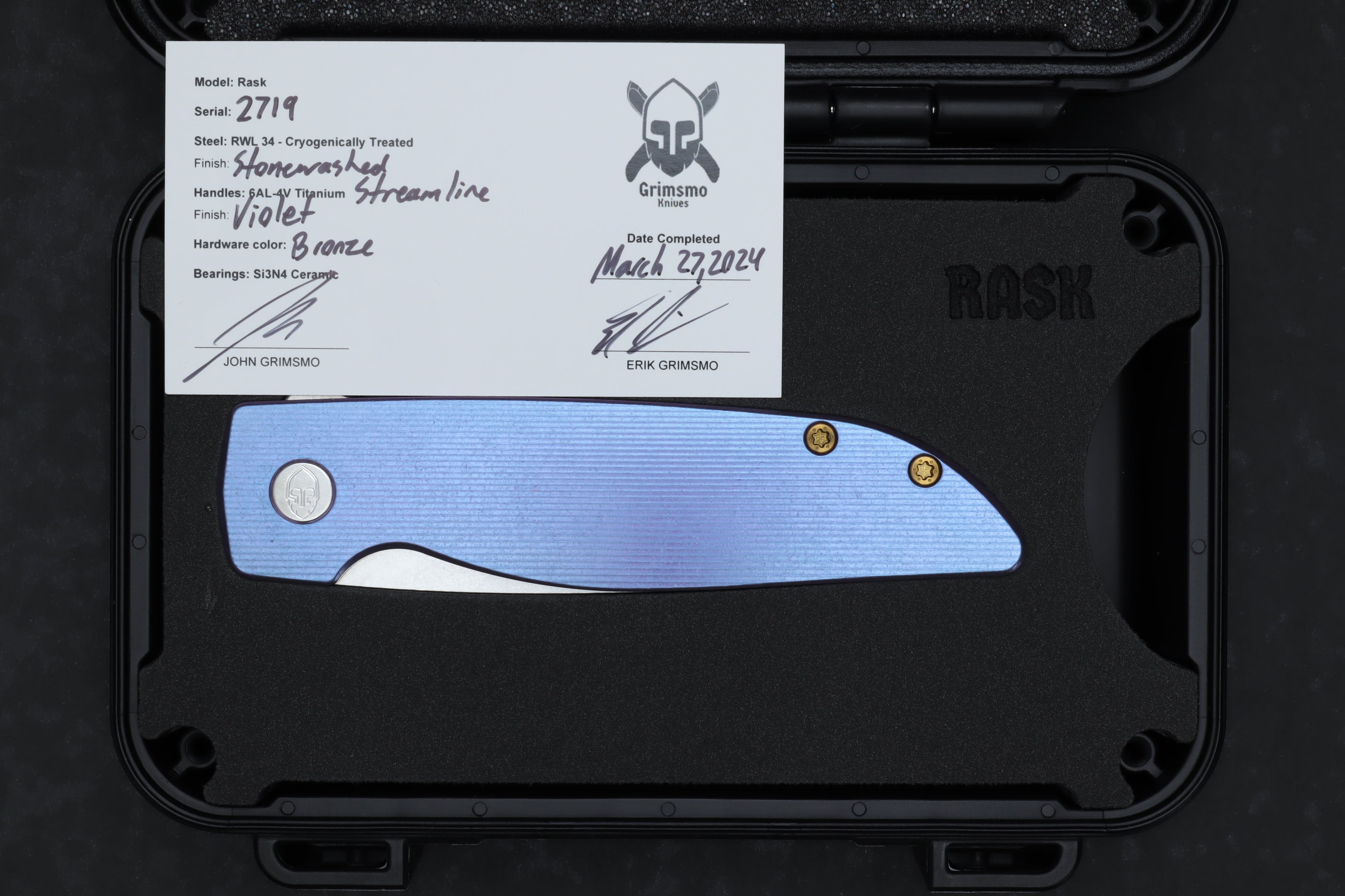 Rask #2719 9278340403