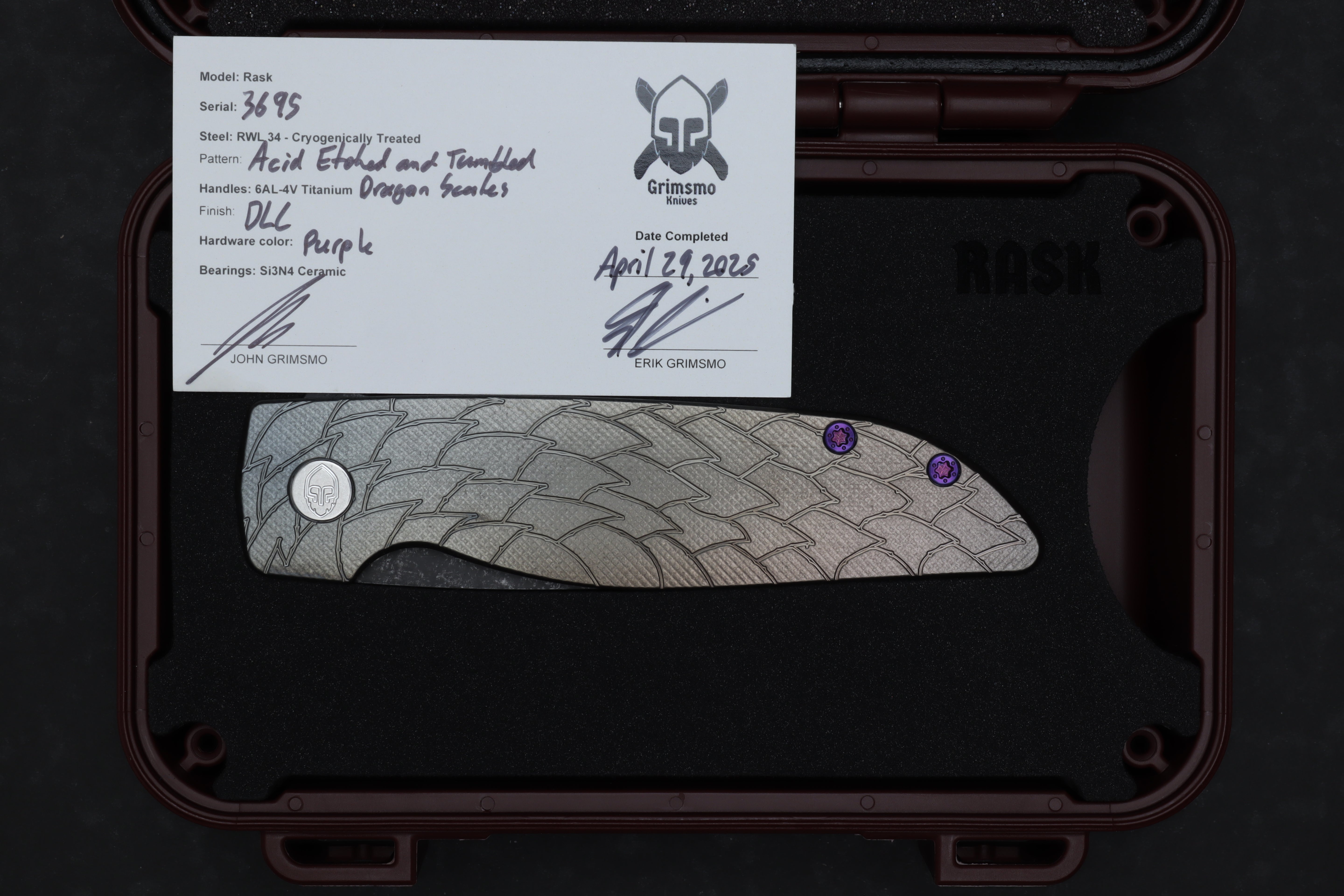 Rask #3695 9278340501