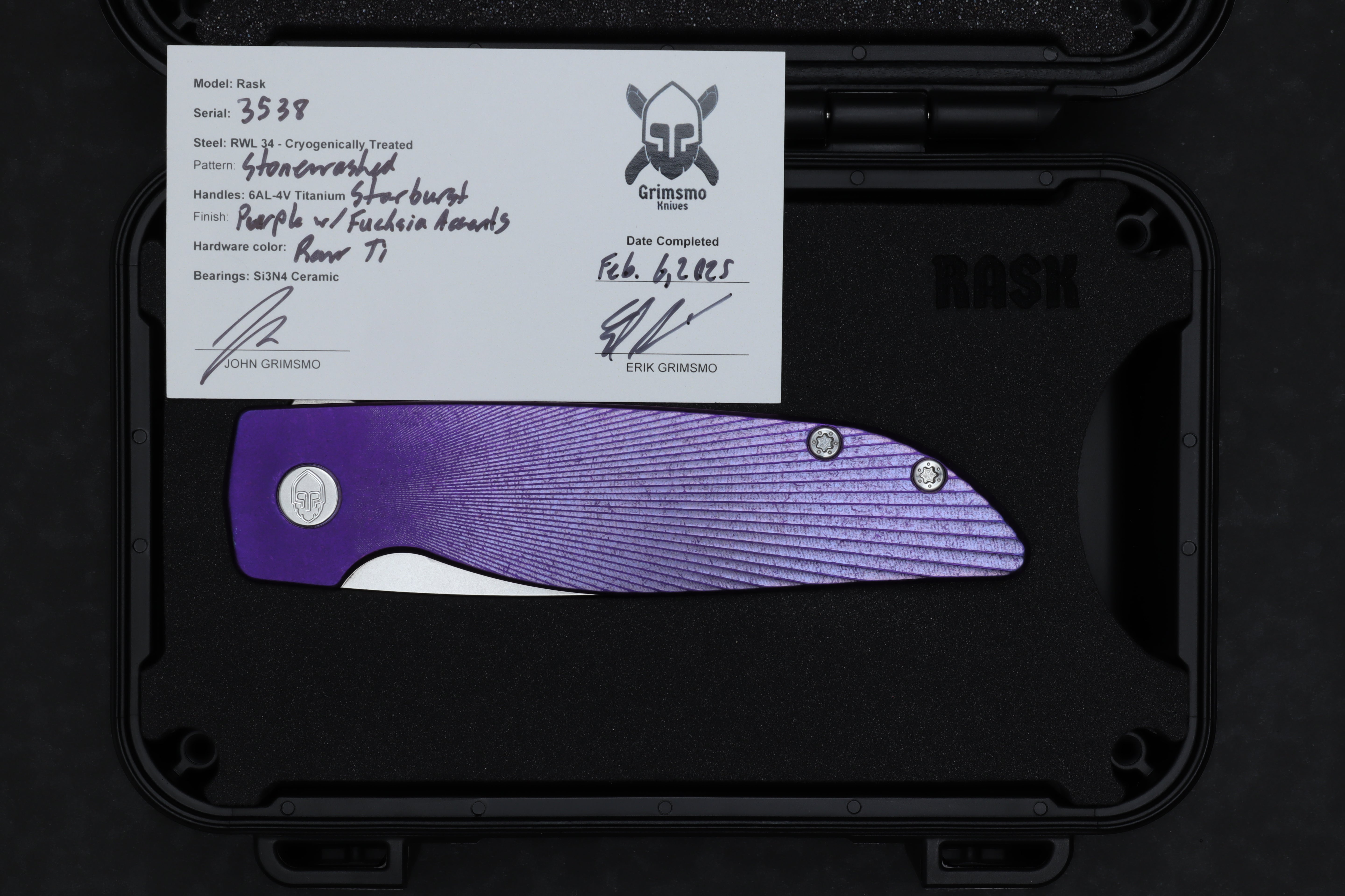 Rask #3538 9278340210