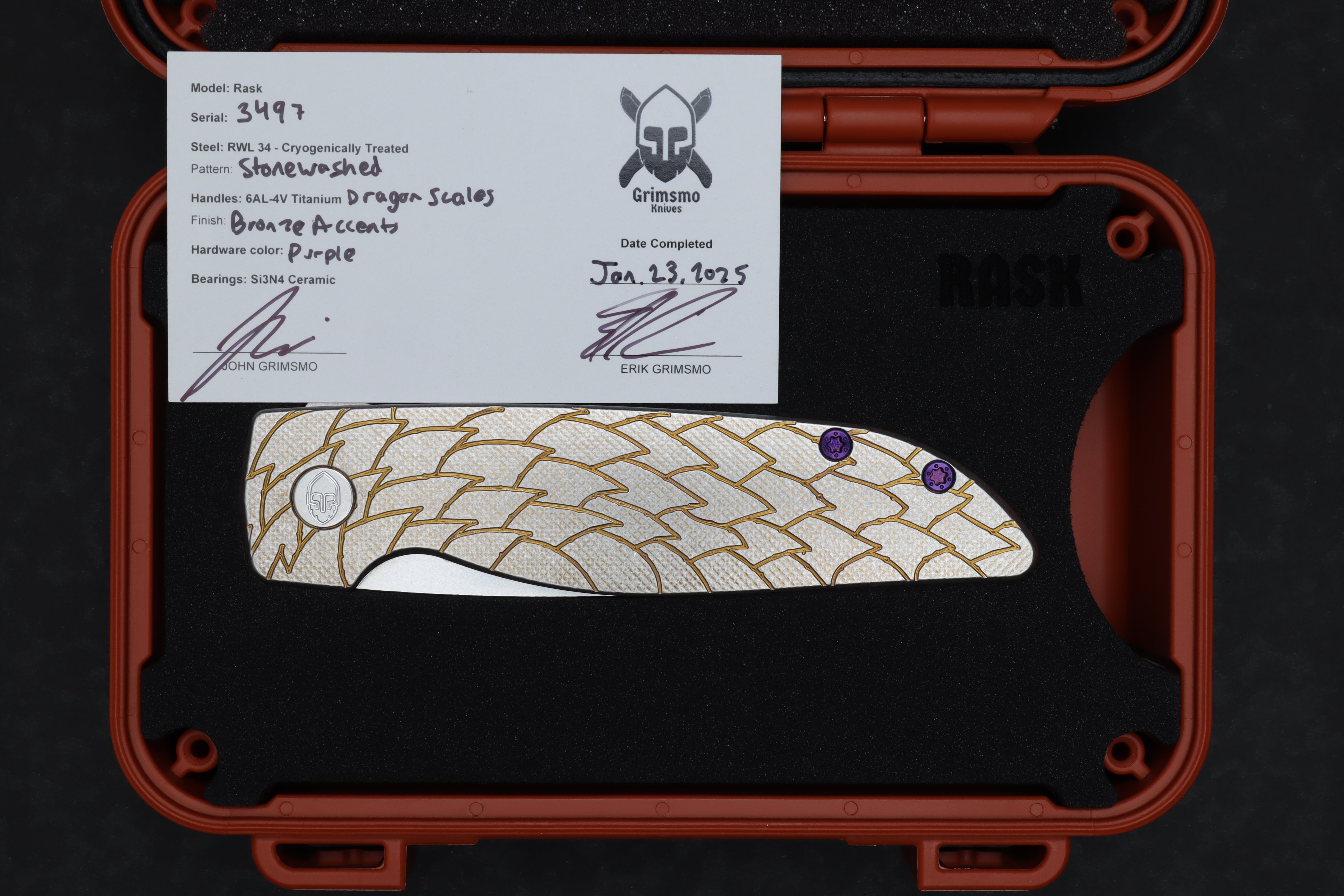 Rask #3497 9278340124