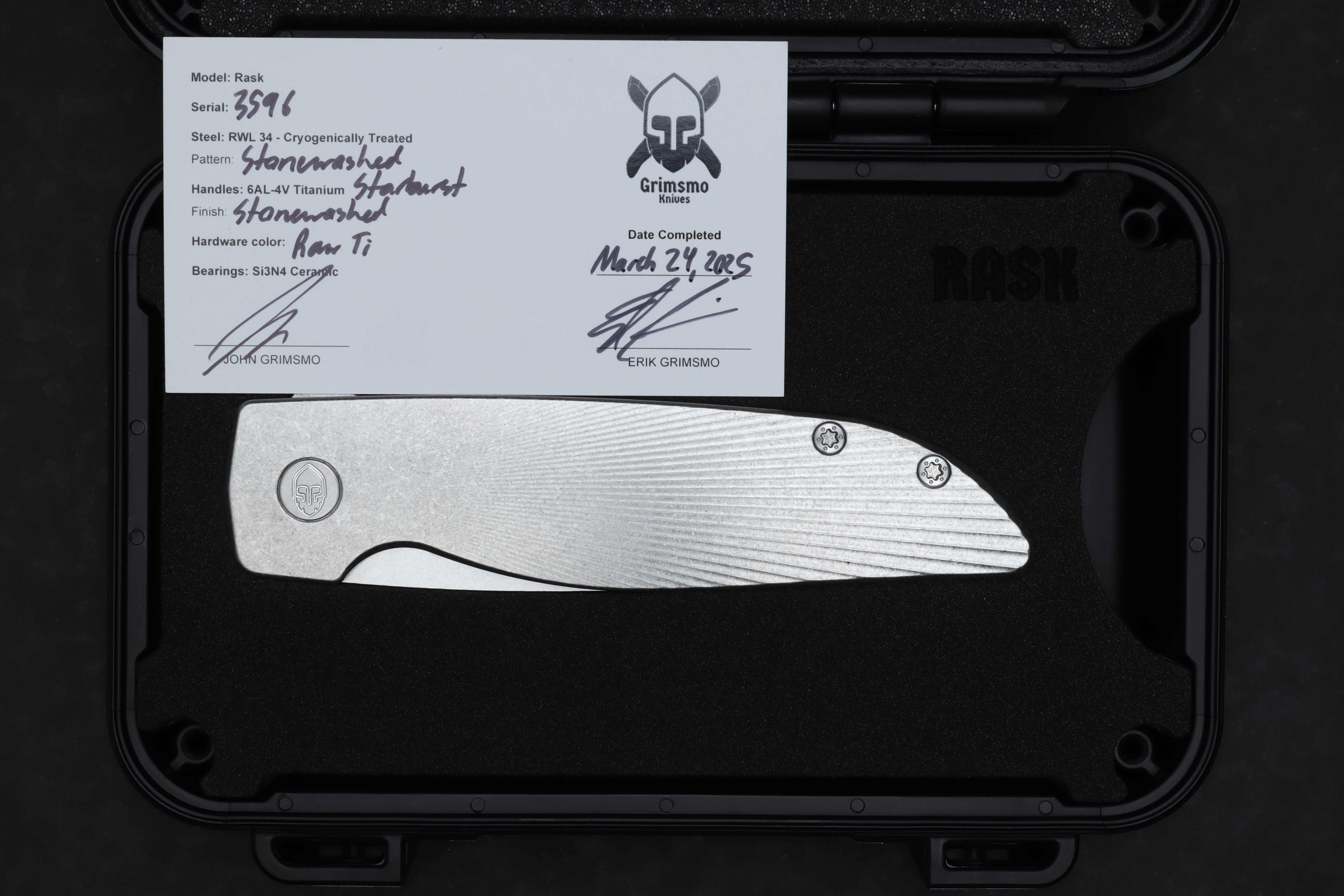 Rask #3596 9278340327