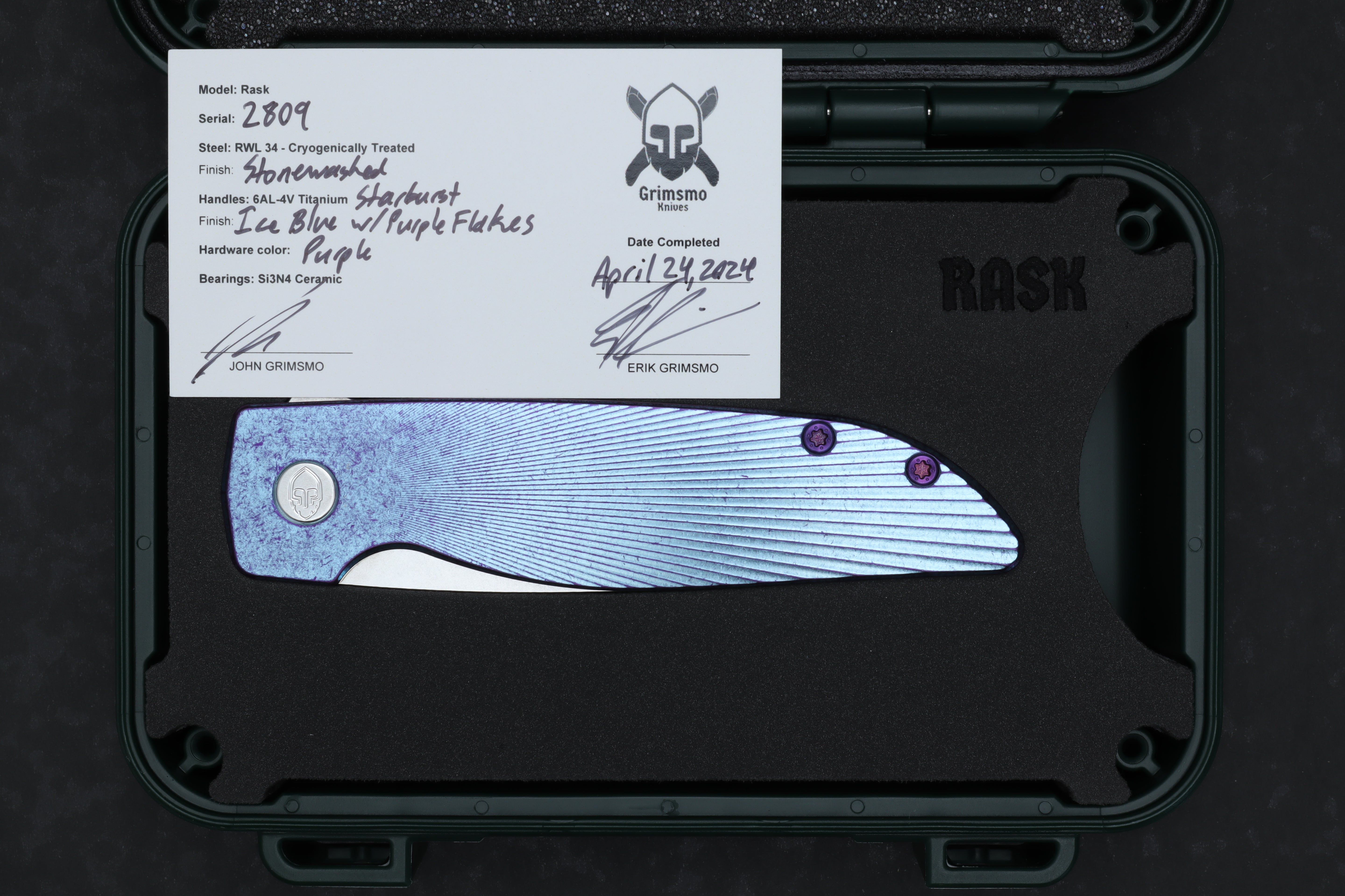 Rask #2809 9278340425