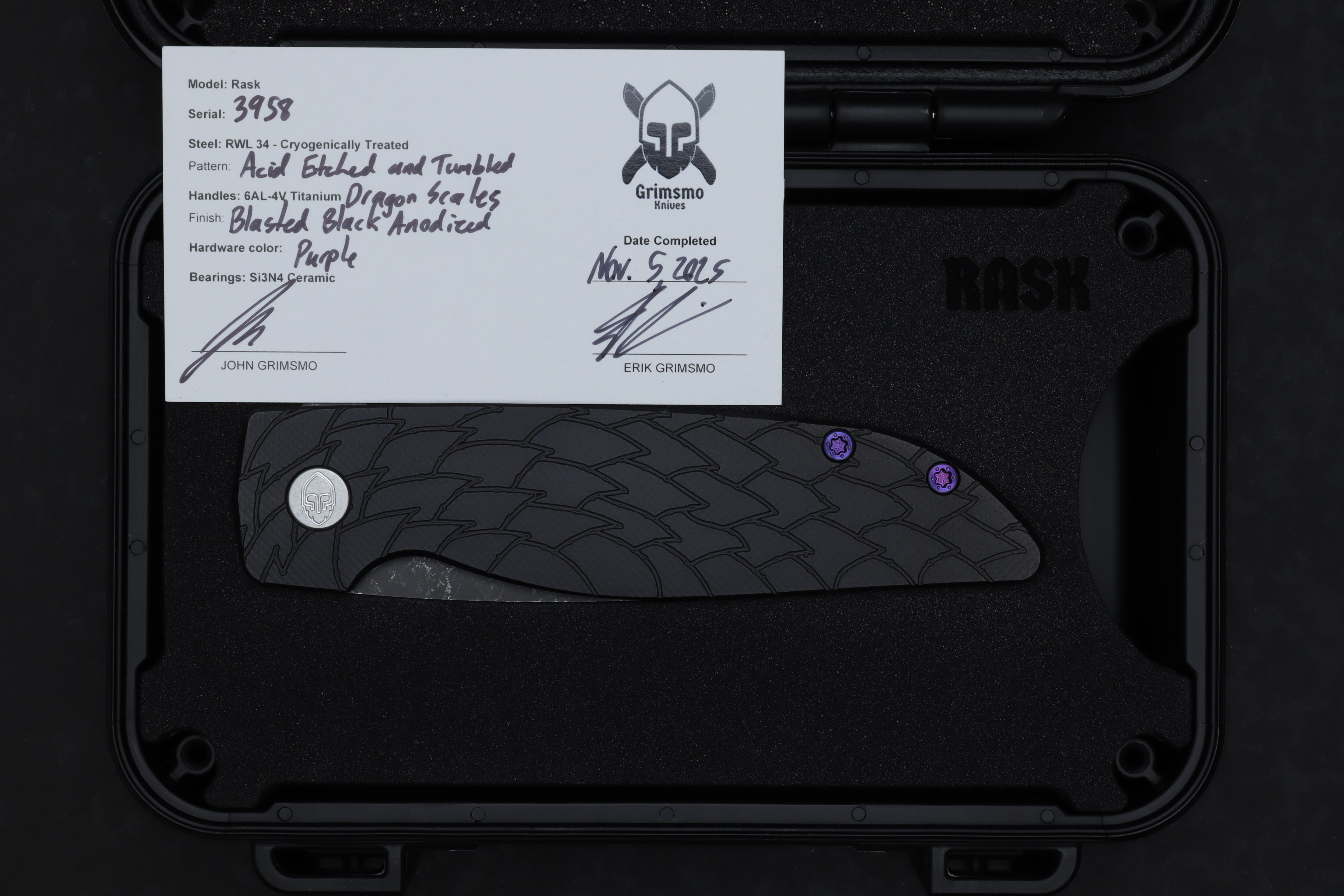 Rask #3958 9278341110