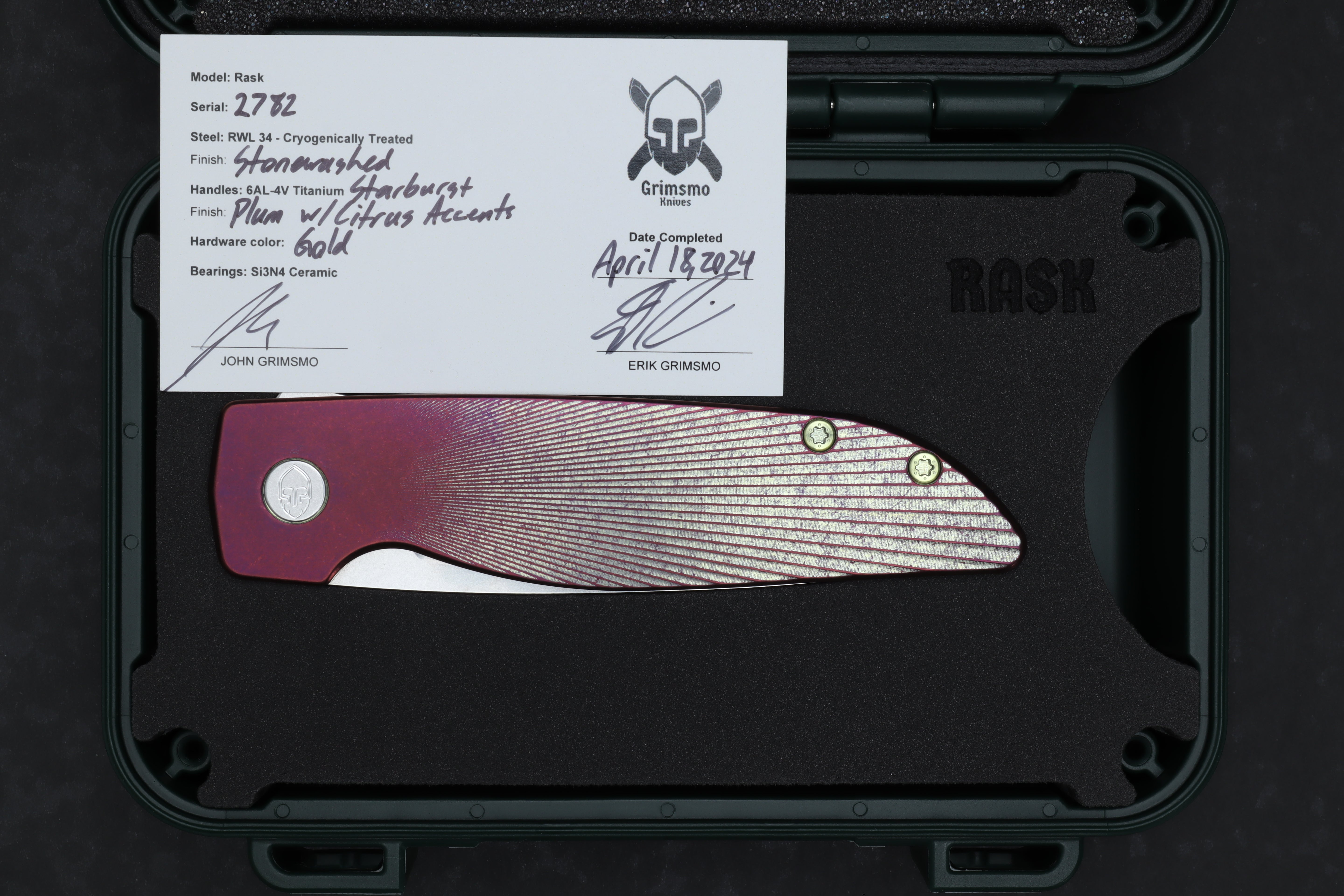 Rask #2782 9278340419