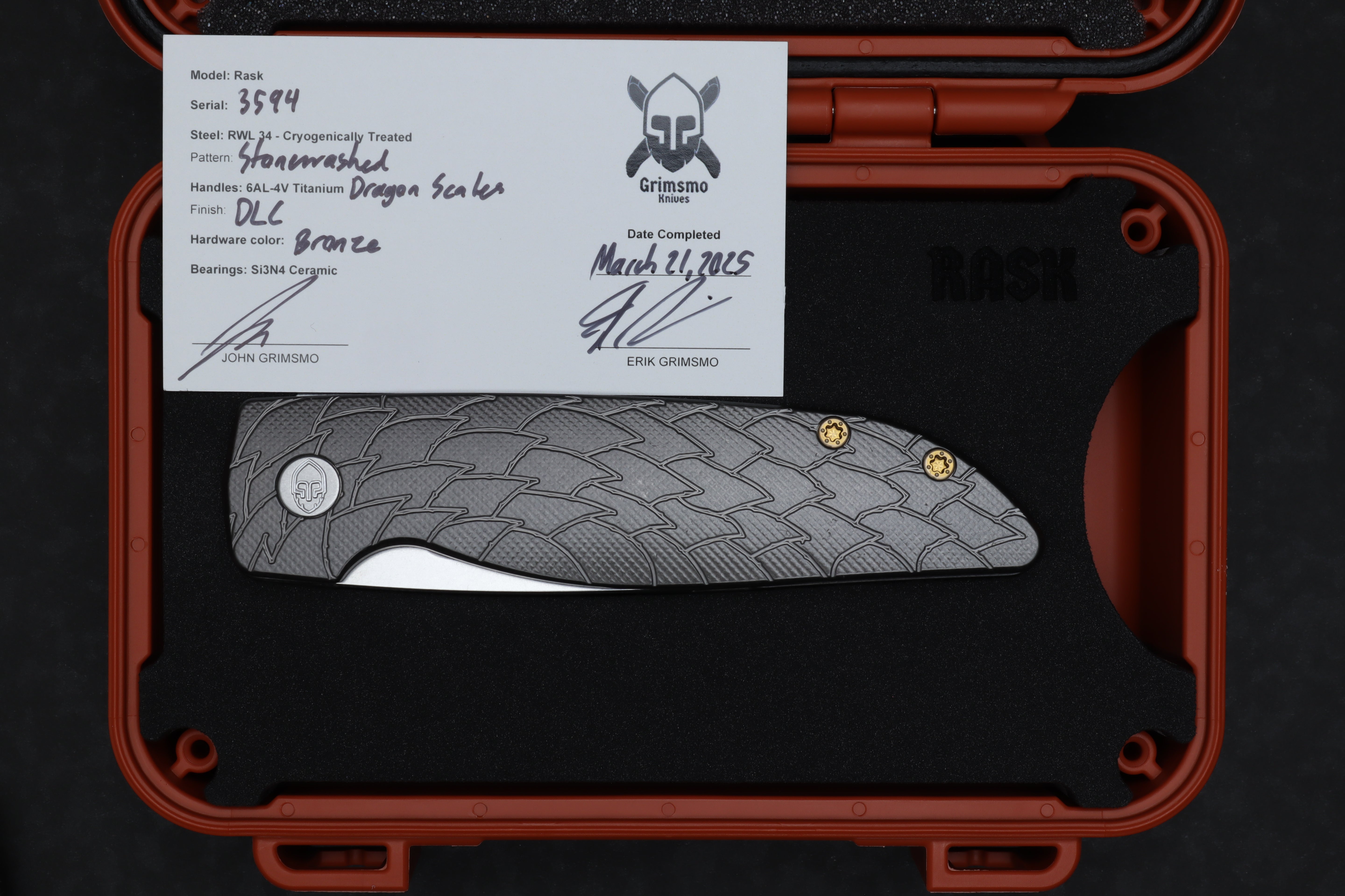 Rask #3594 9278340325