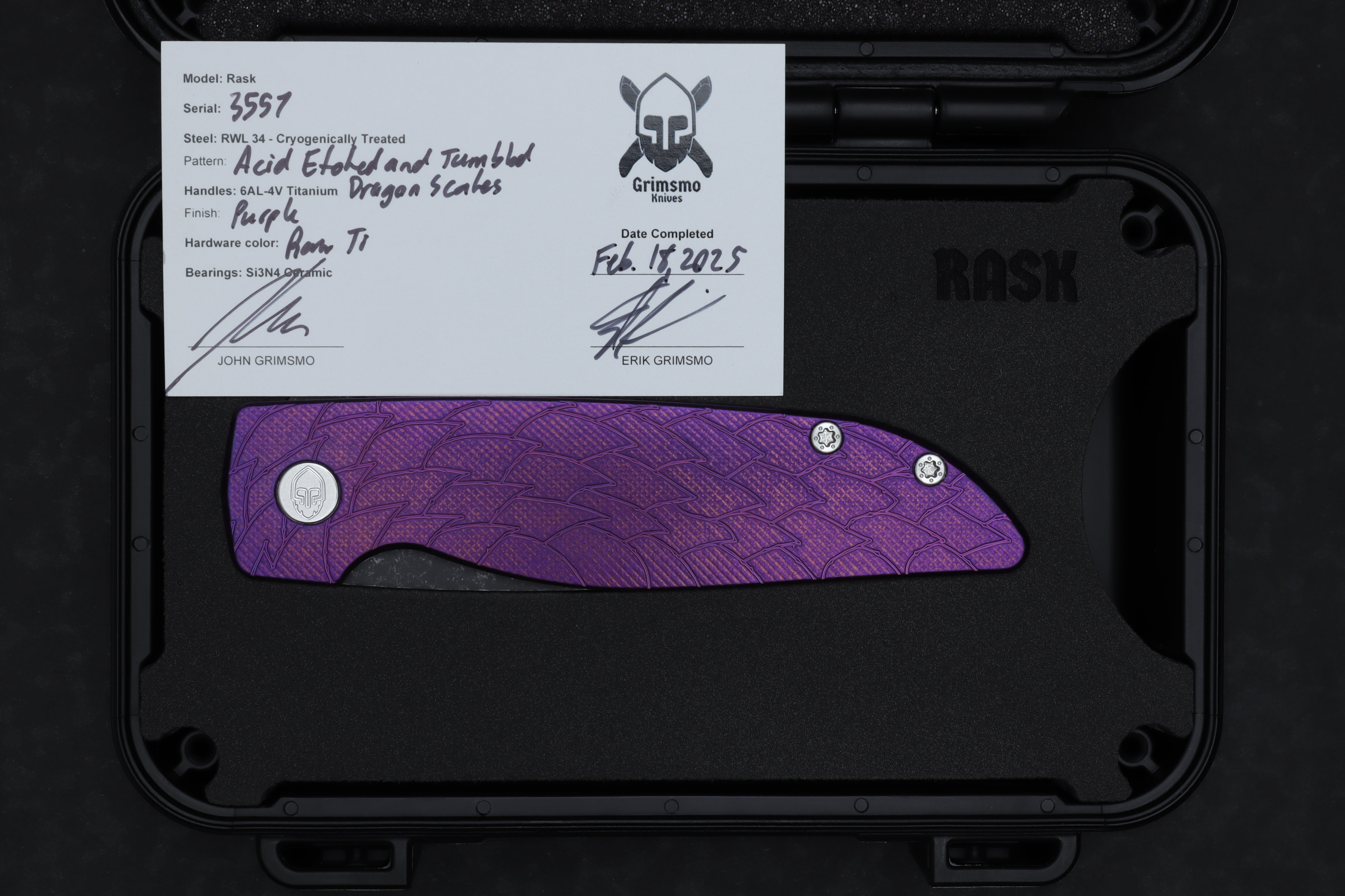 Rask #3557 9278340224