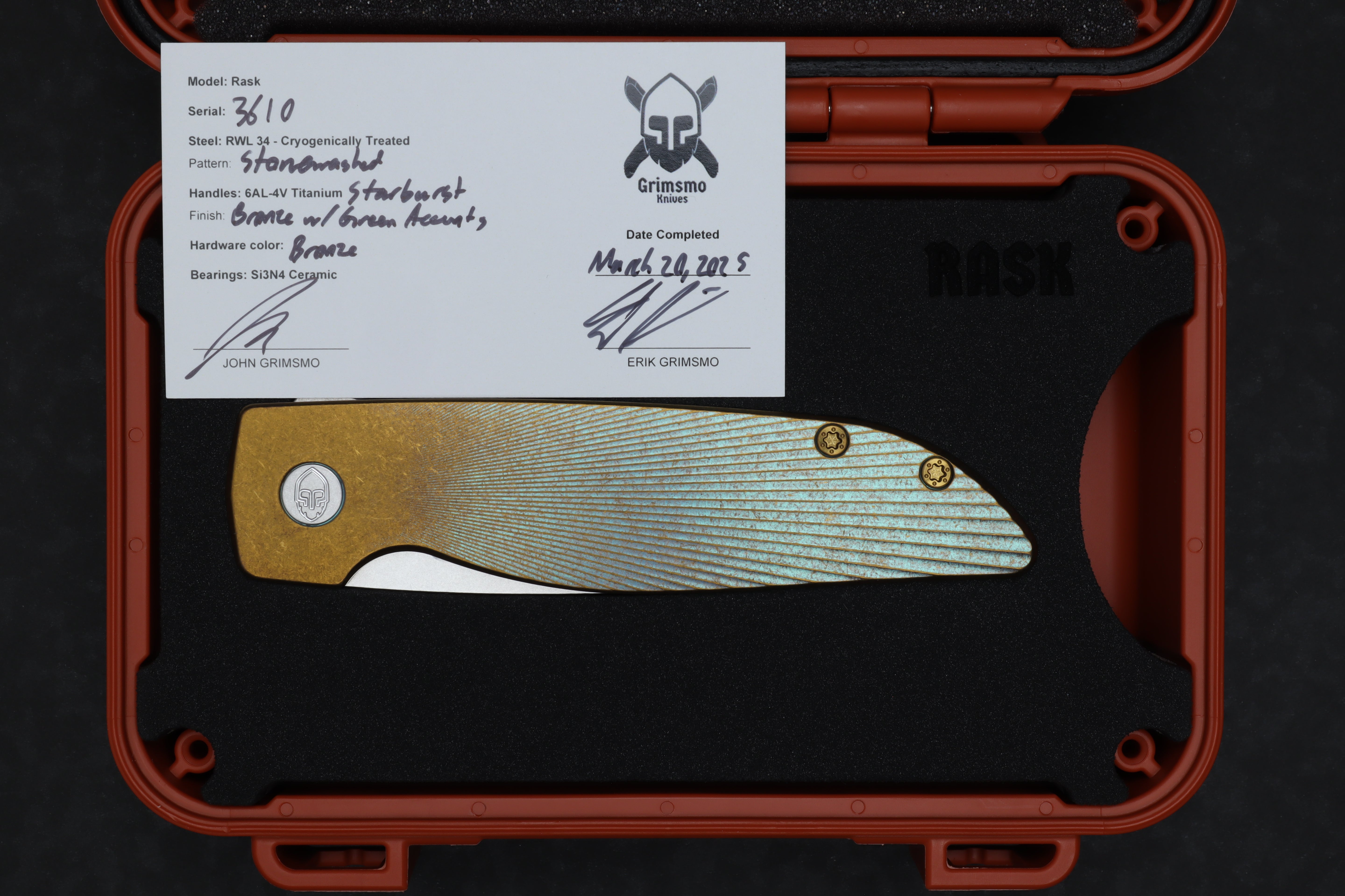 Rask #3610 9278340324