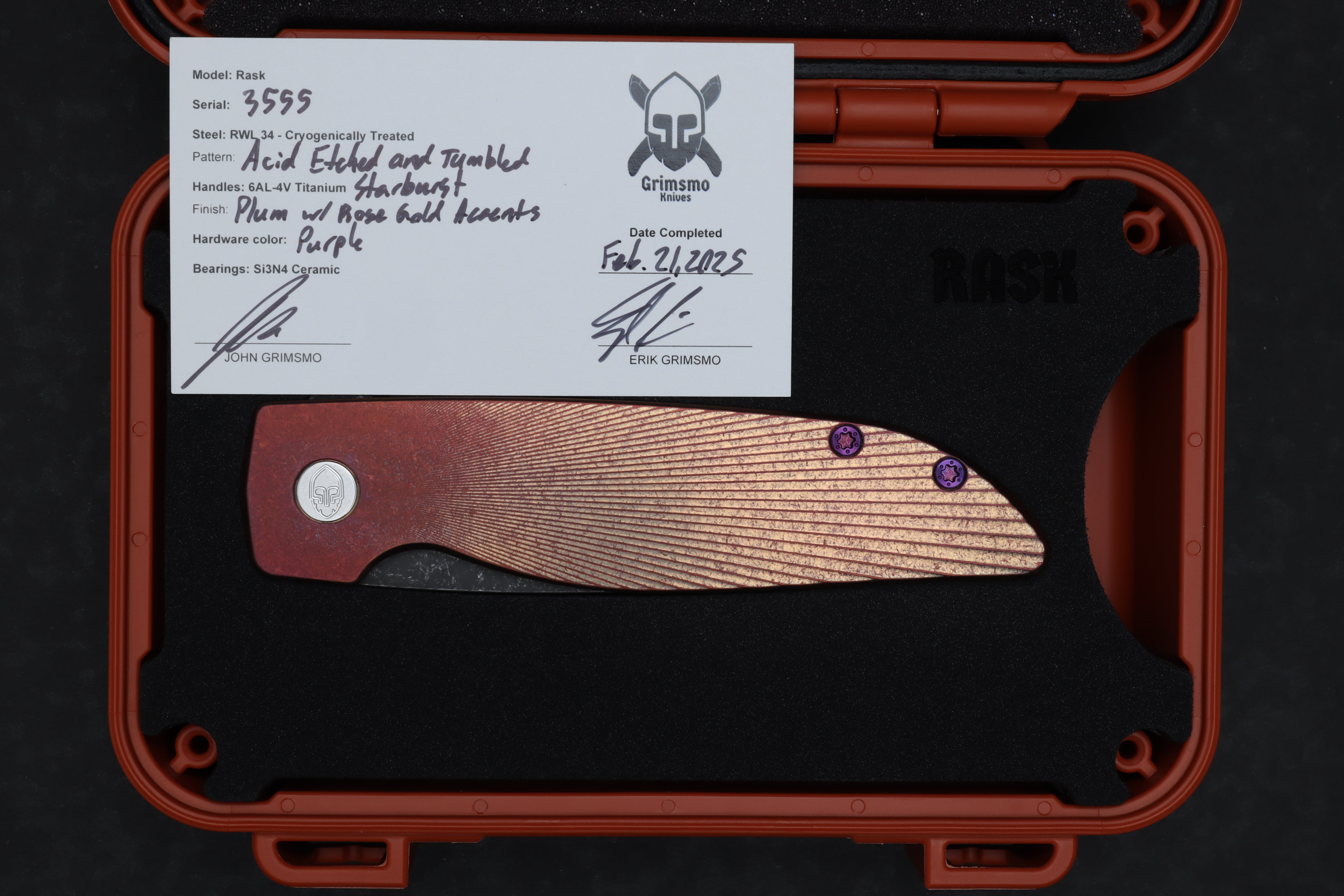 Rask #3555 9278340224