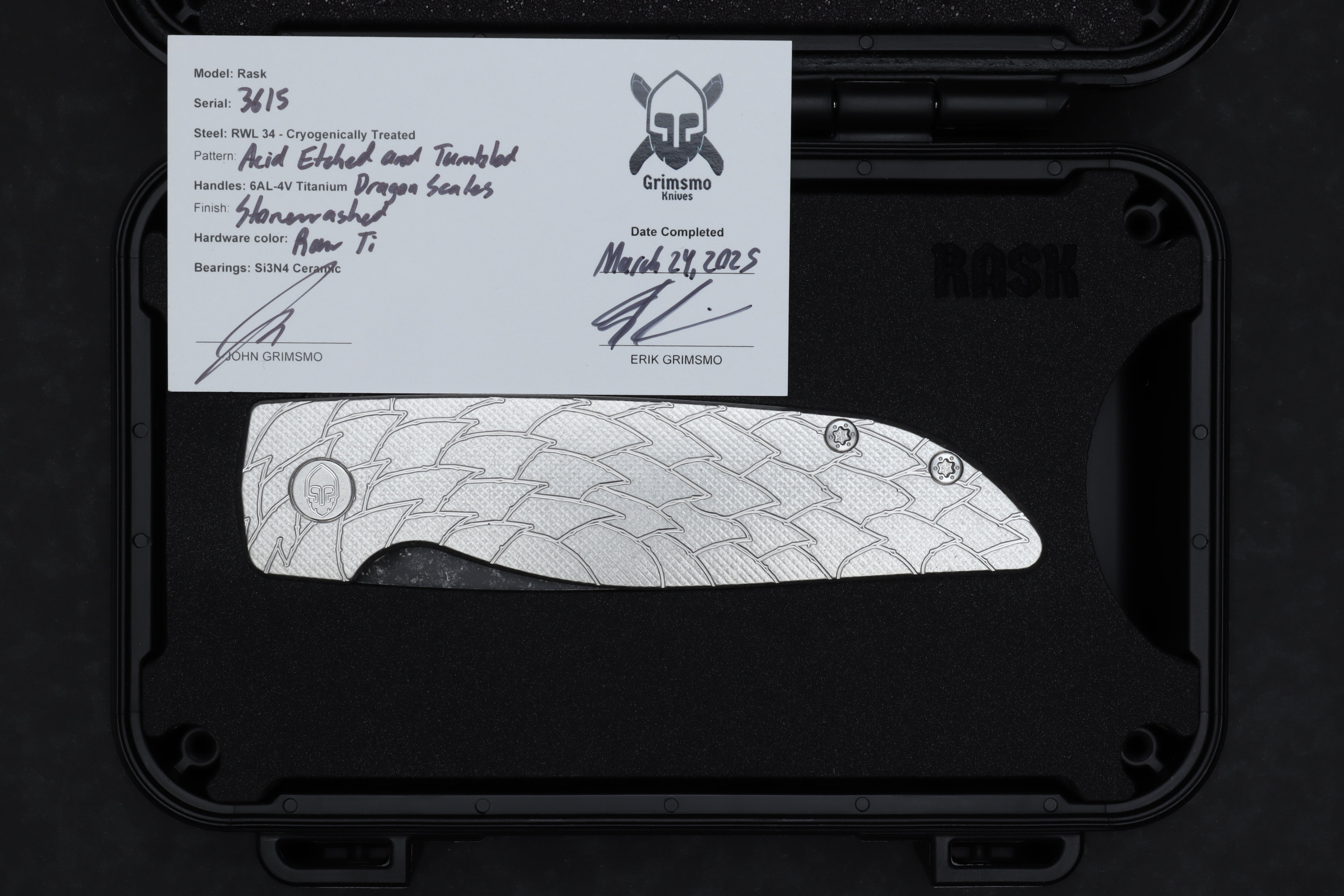 Rask #3615 9278340327