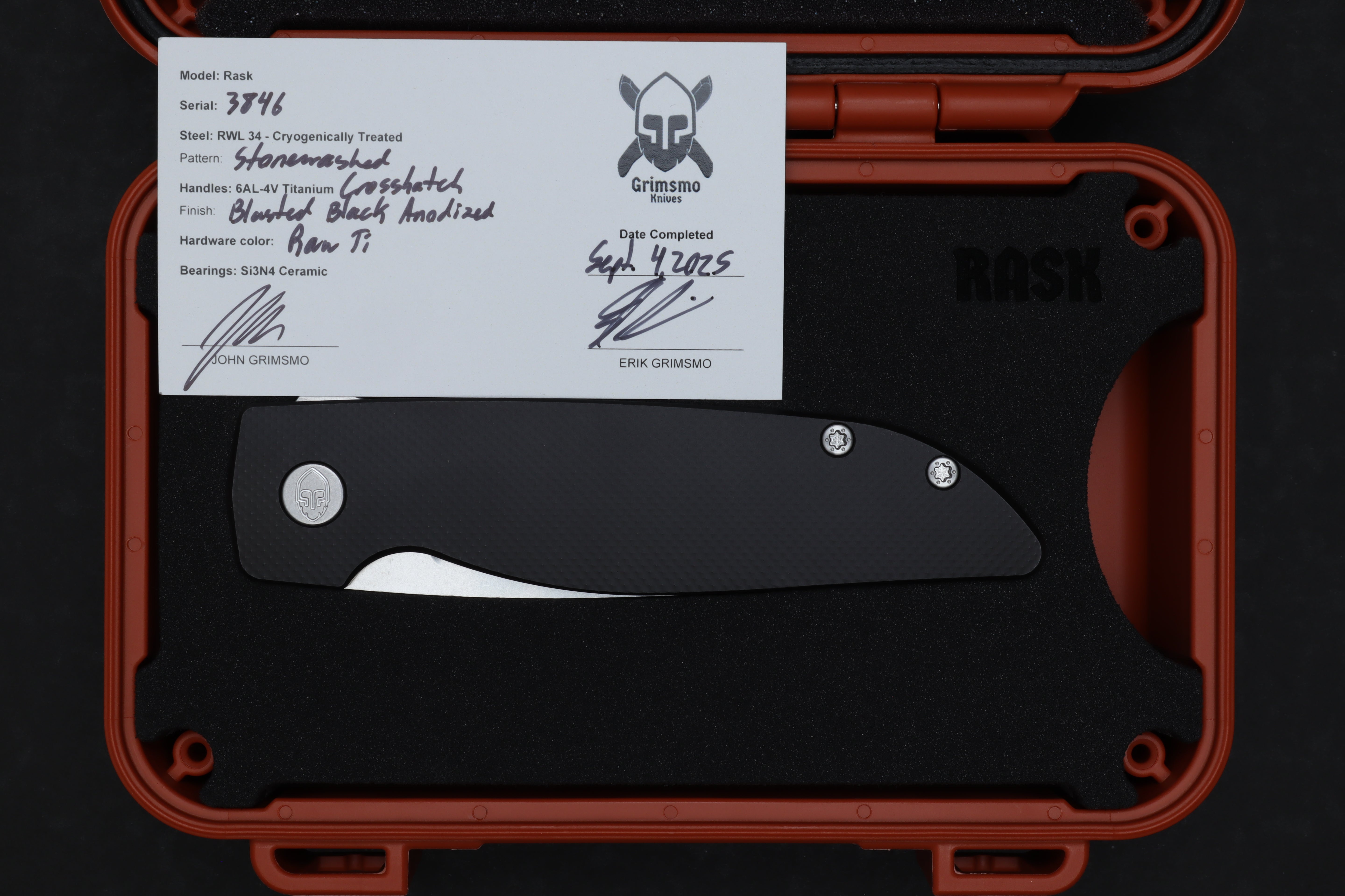 Rask #3846 9278340922