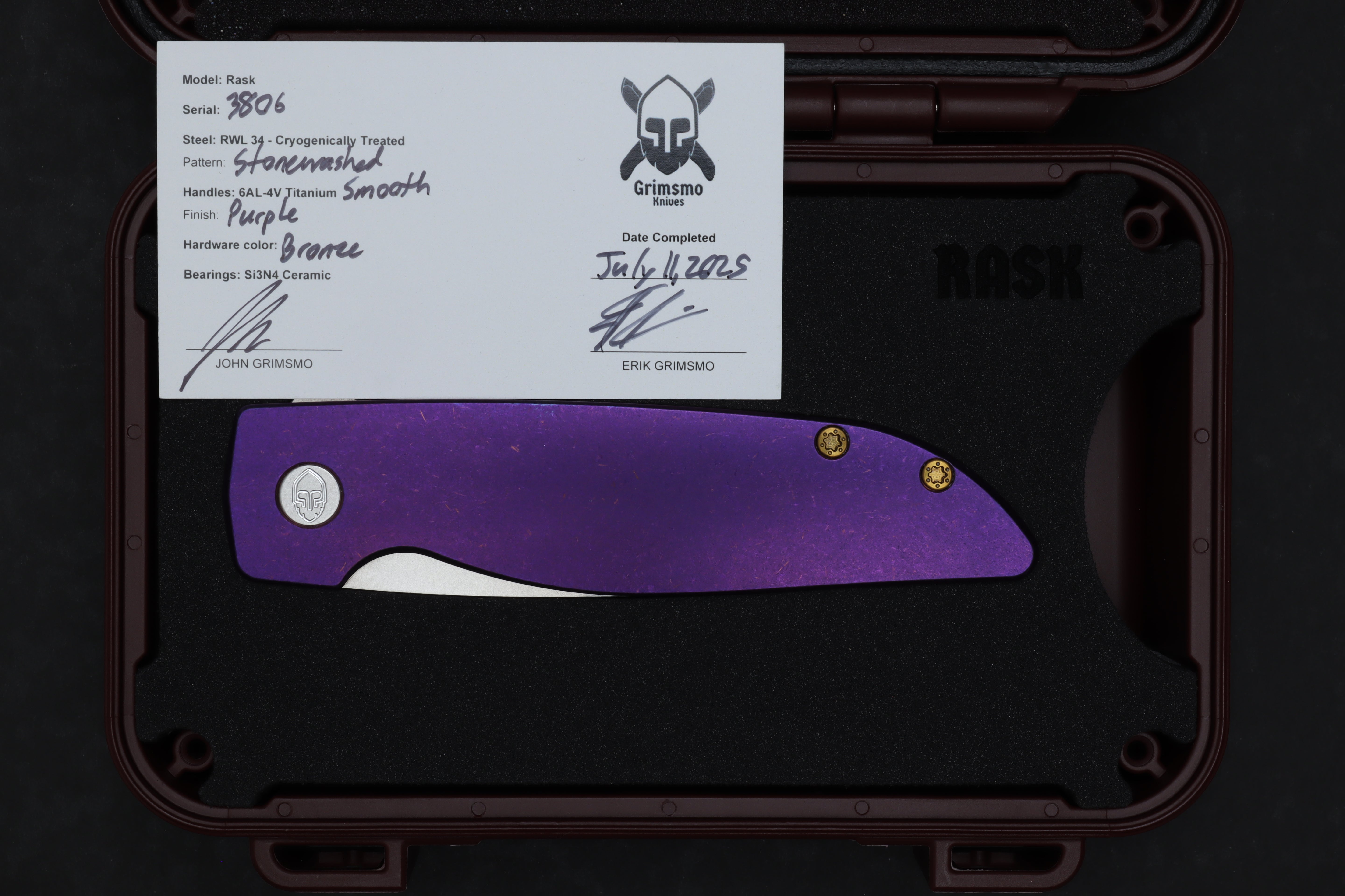 Rask #3806 9278340721
