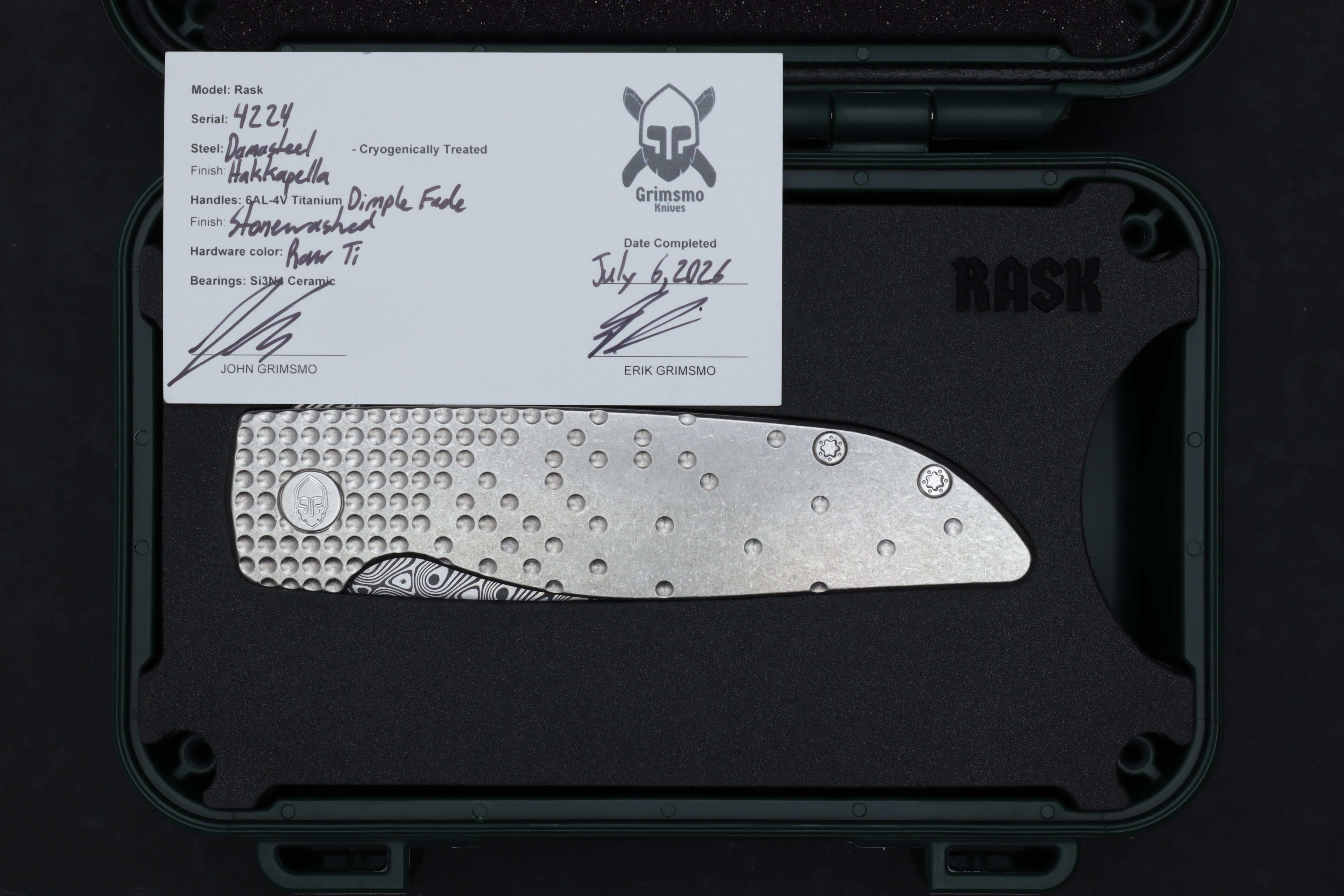 Rask #4224 9278340707