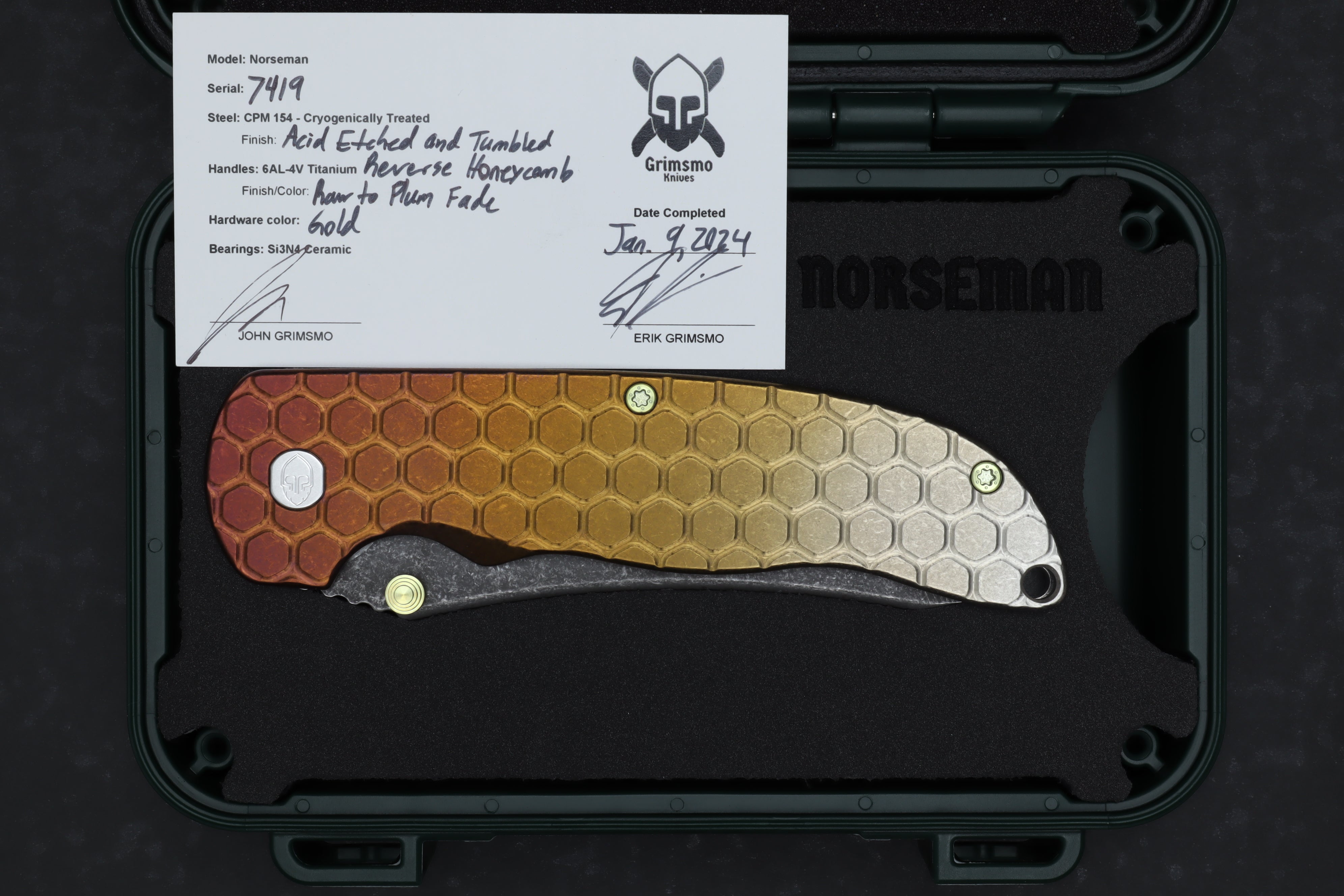 Norseman #7419 8732910112