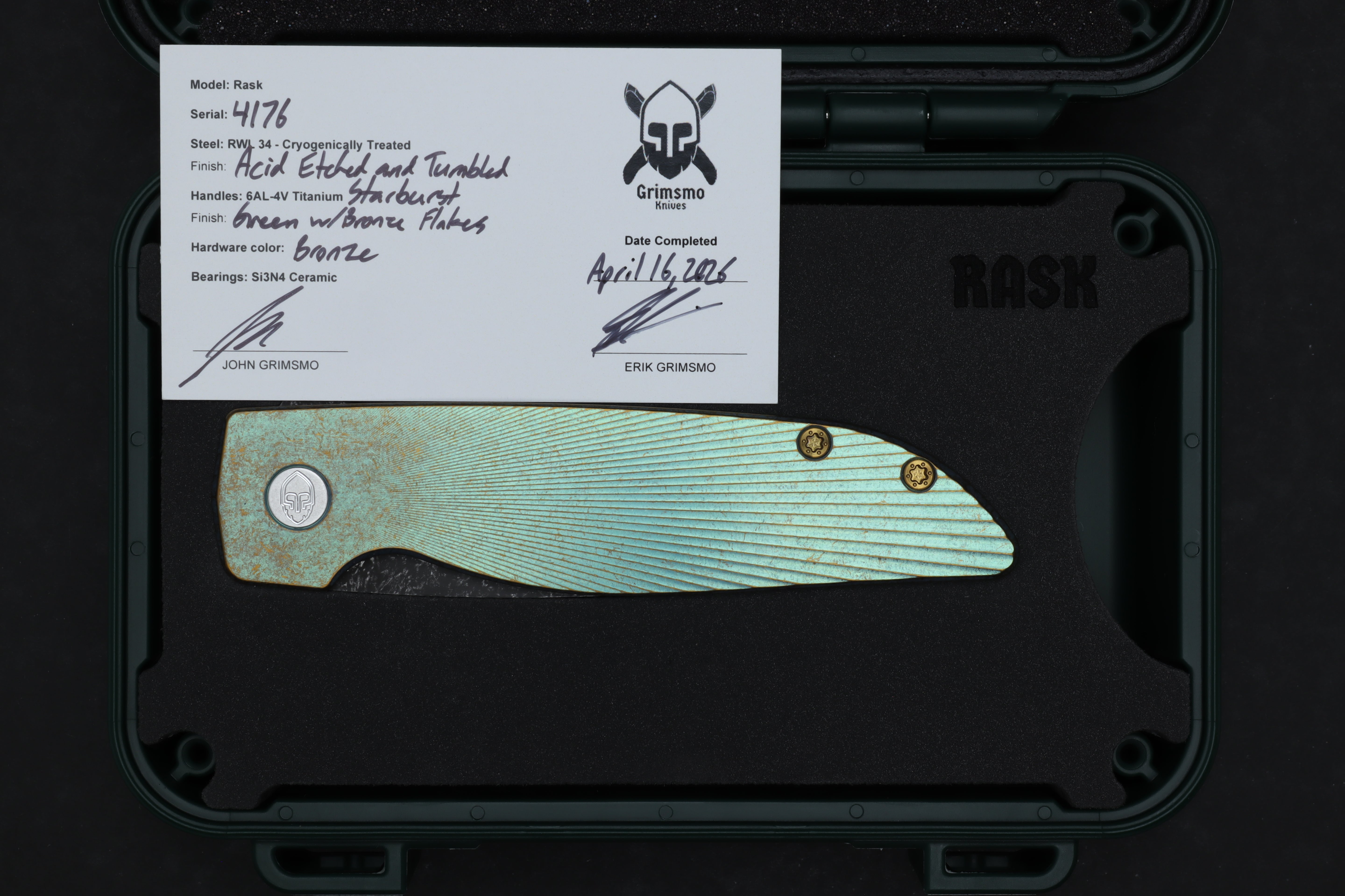 Rask #4176 9278340421