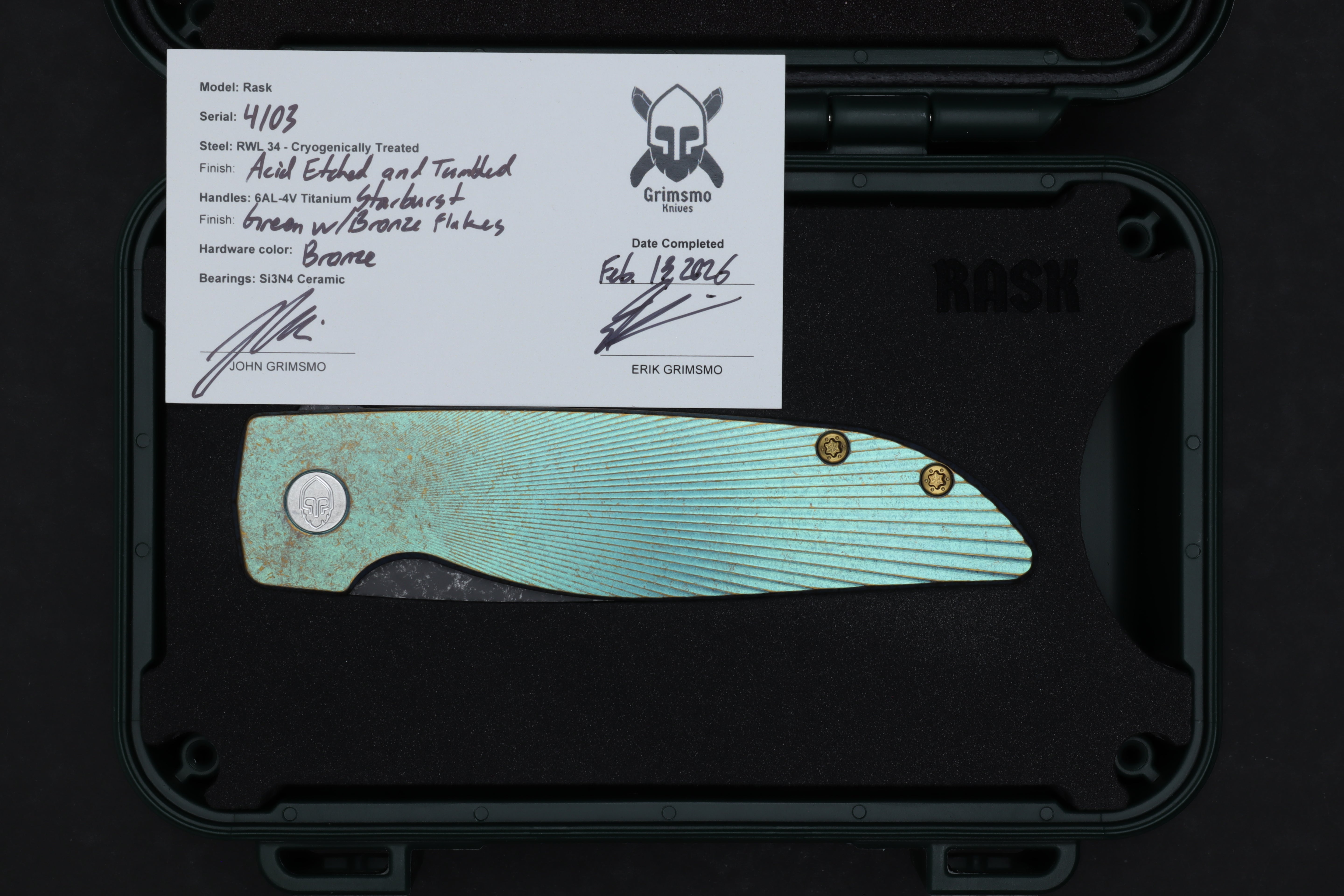 Rask #4103 9278340220