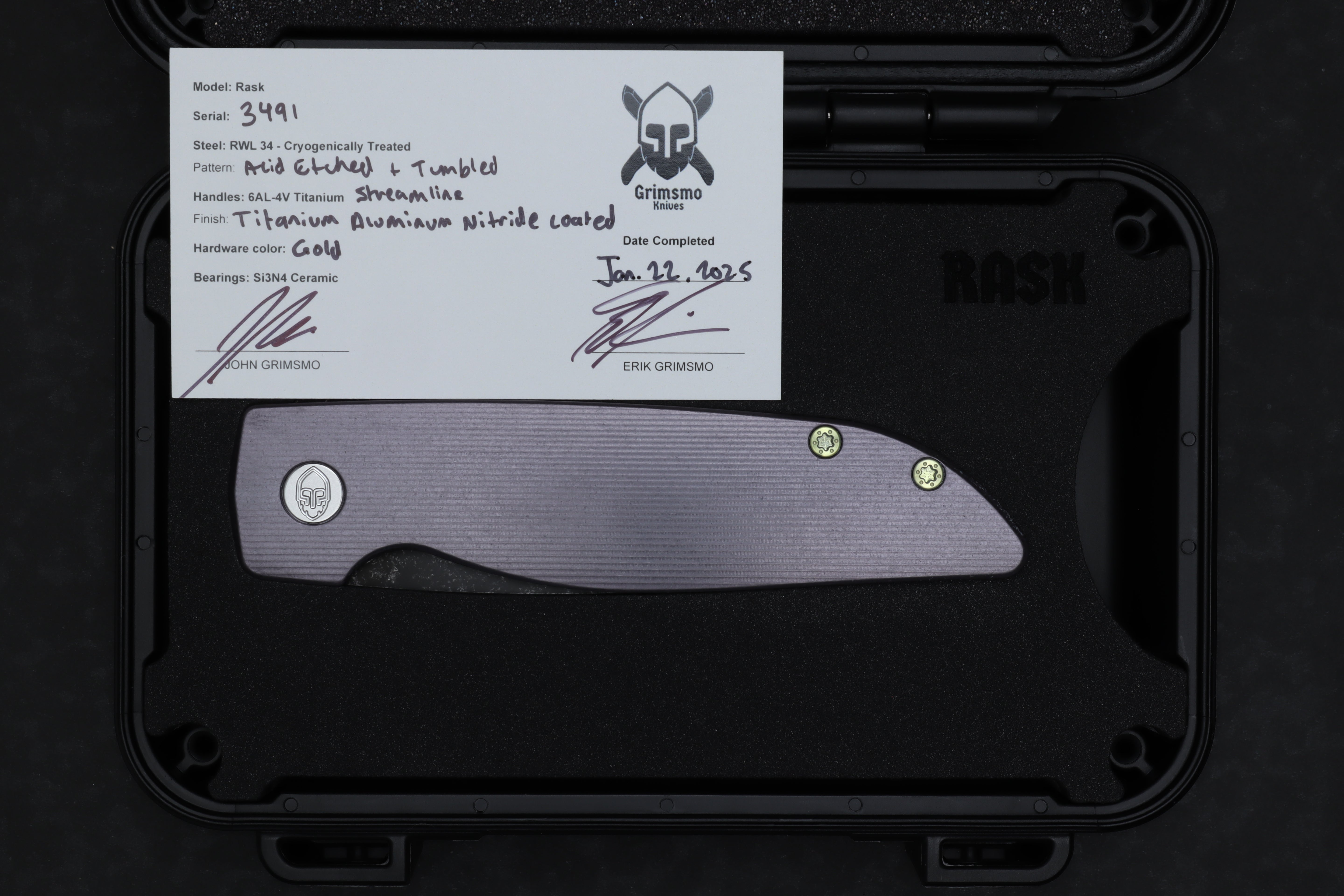 Rask #3491 9278340123