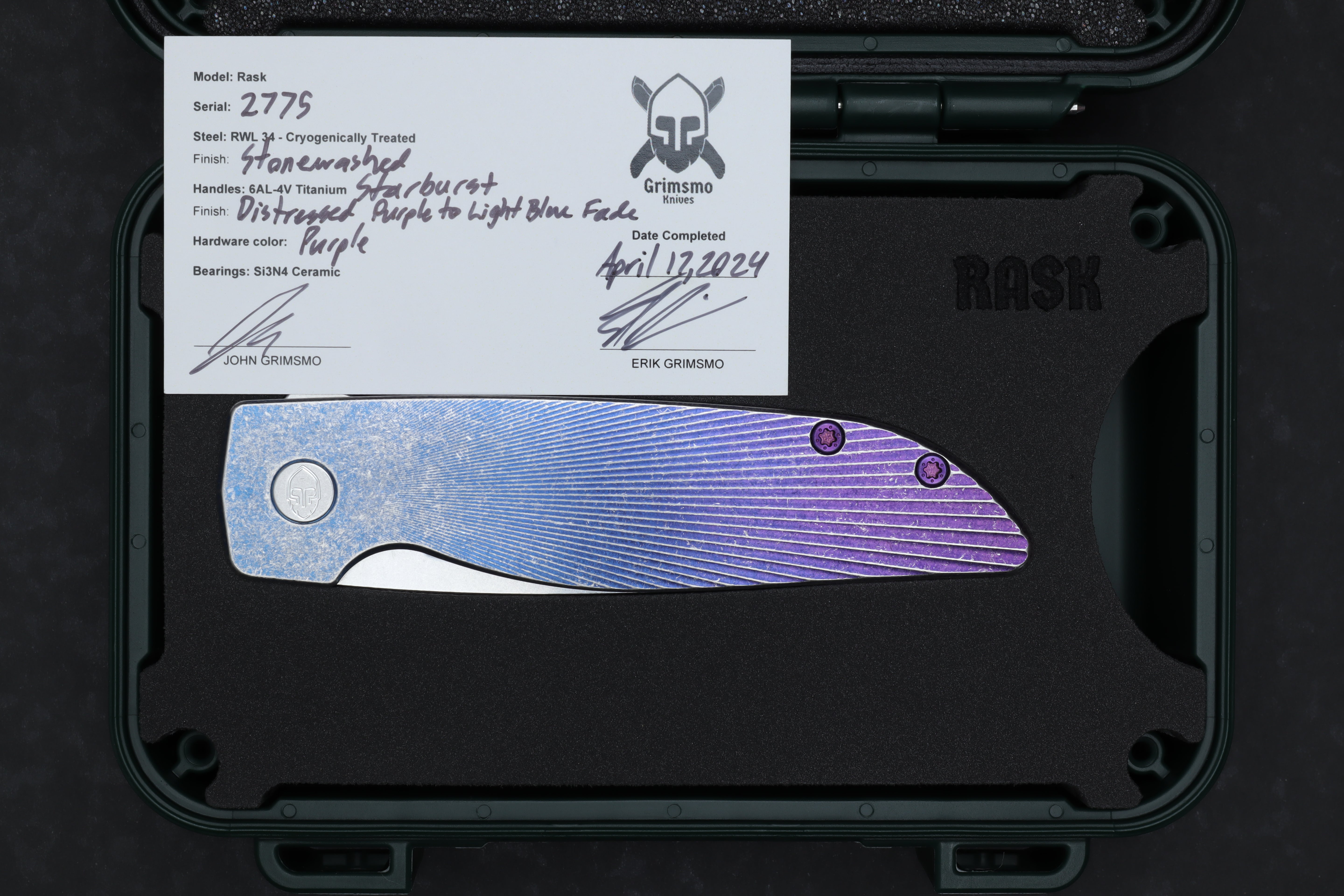 Rask #2775 9278340418