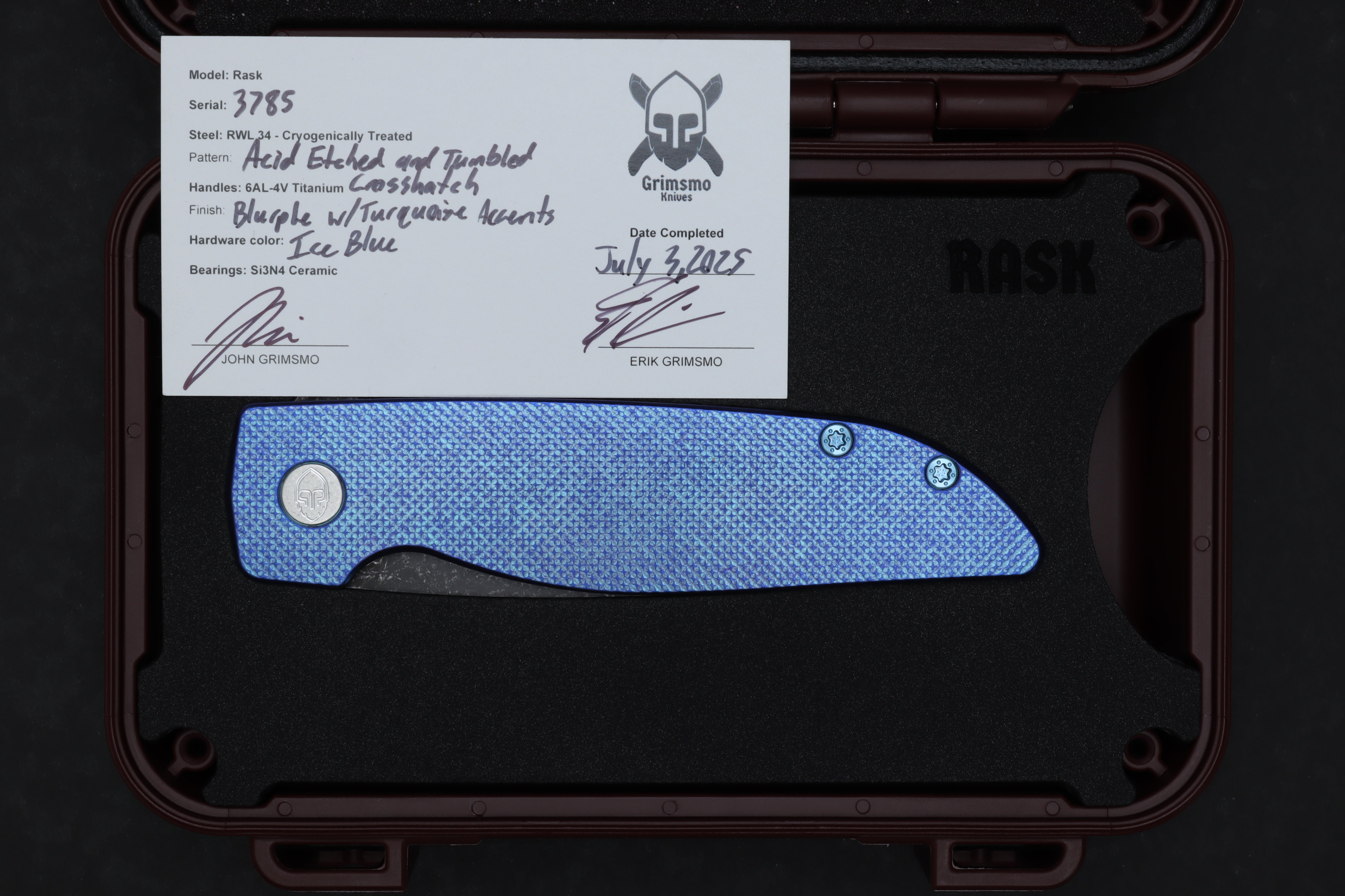 Rask #3785 9278340707
