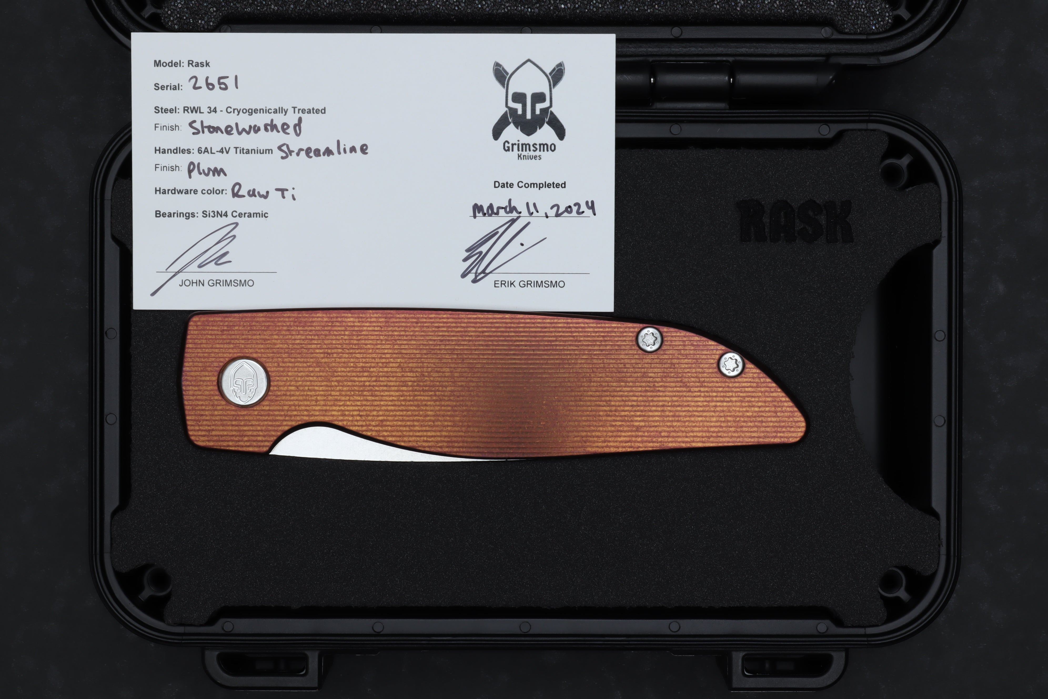 Rask #2651 9278340314