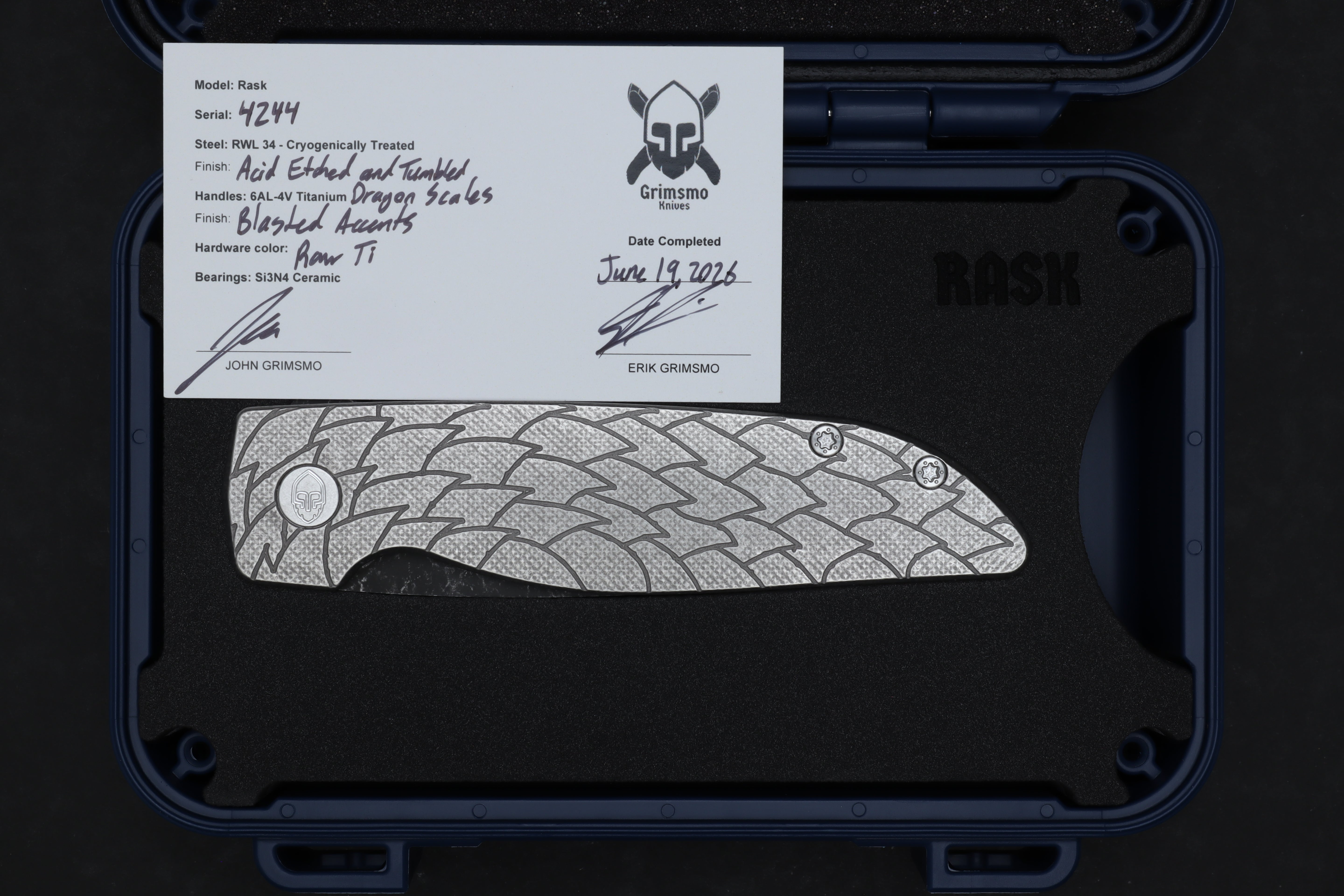 Rask #4244 9278340622