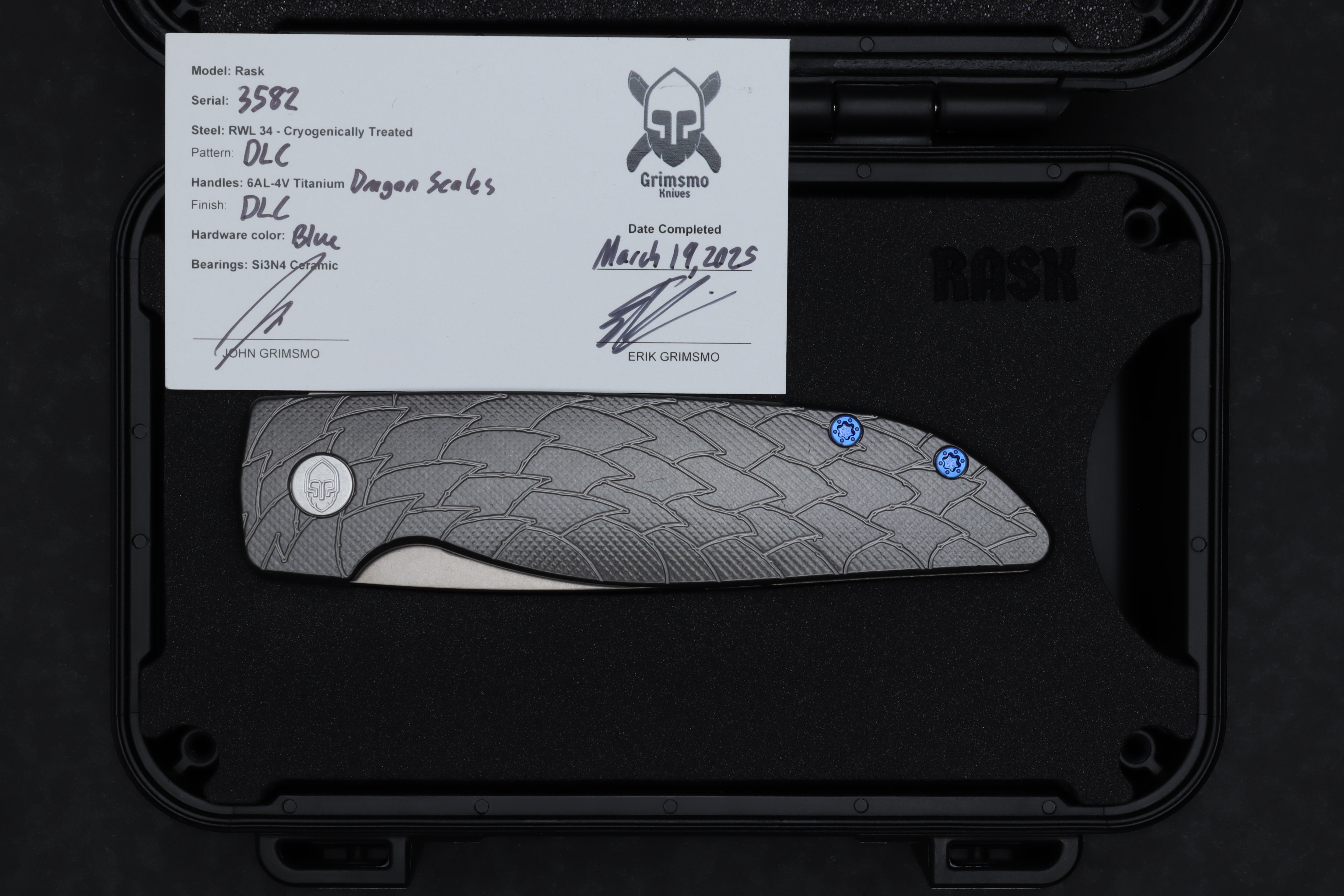 Rask #3582 9278340325