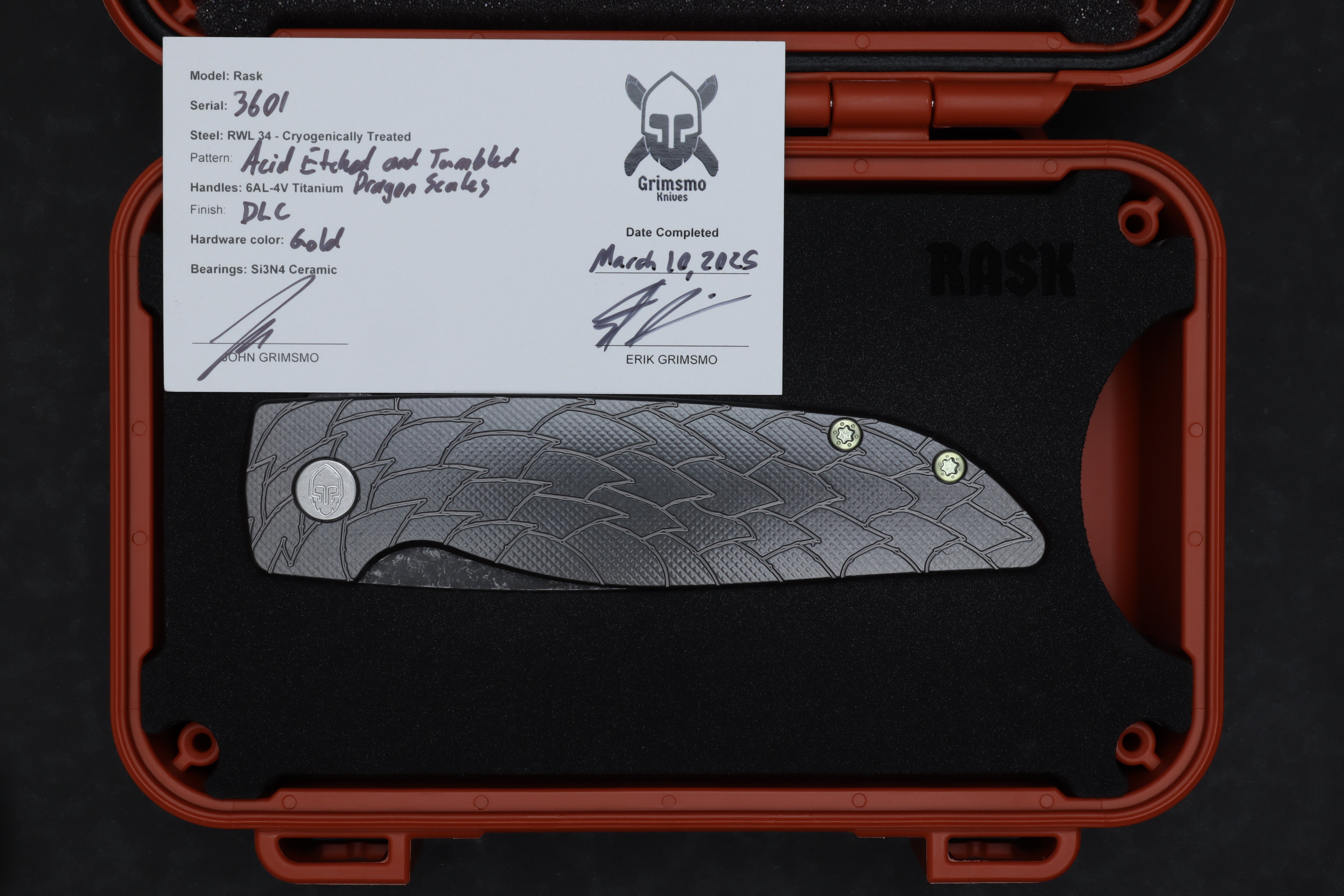 Rask #3601 9278340312