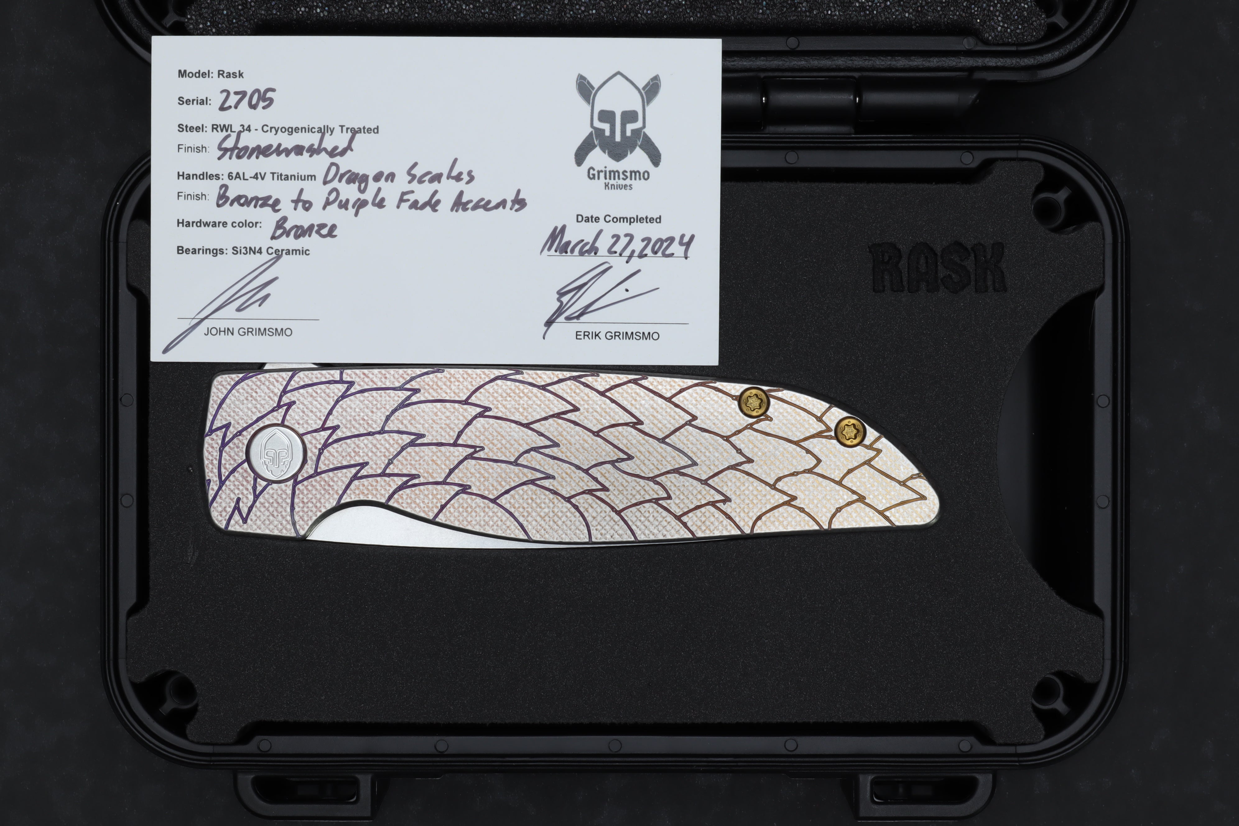 Rask #2705 9278340403