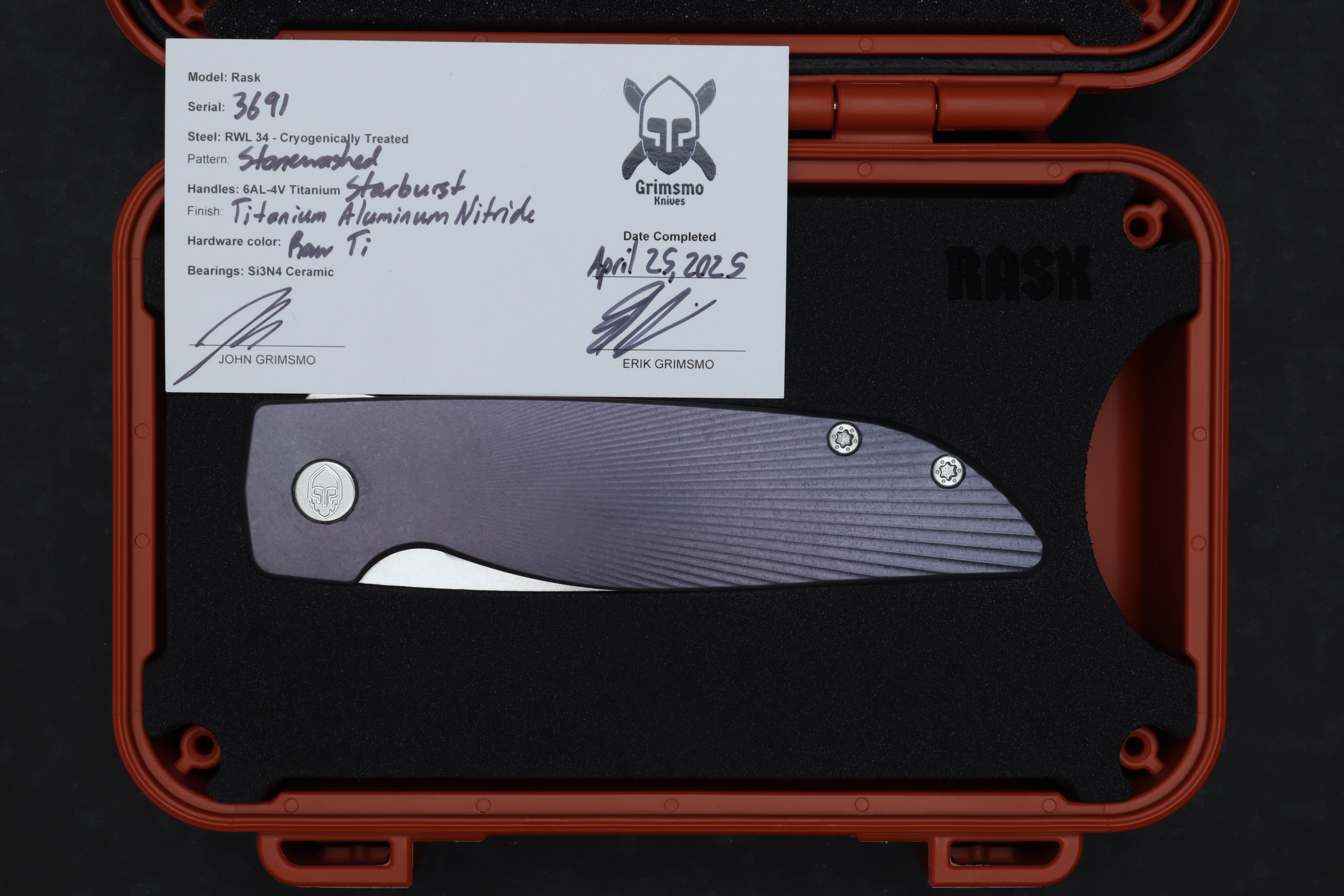 Rask #3691 9278340502