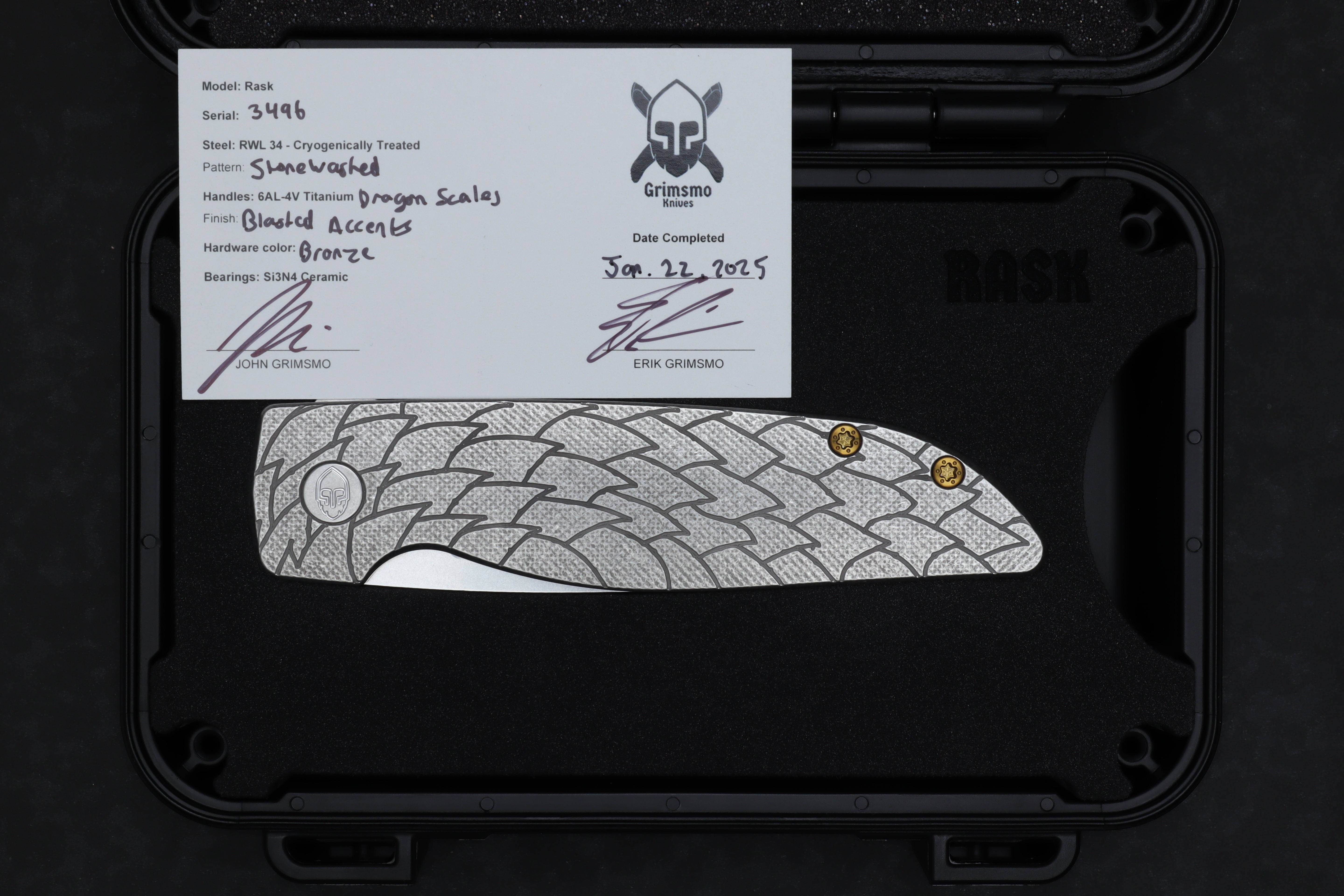 Rask #3496 9278340123