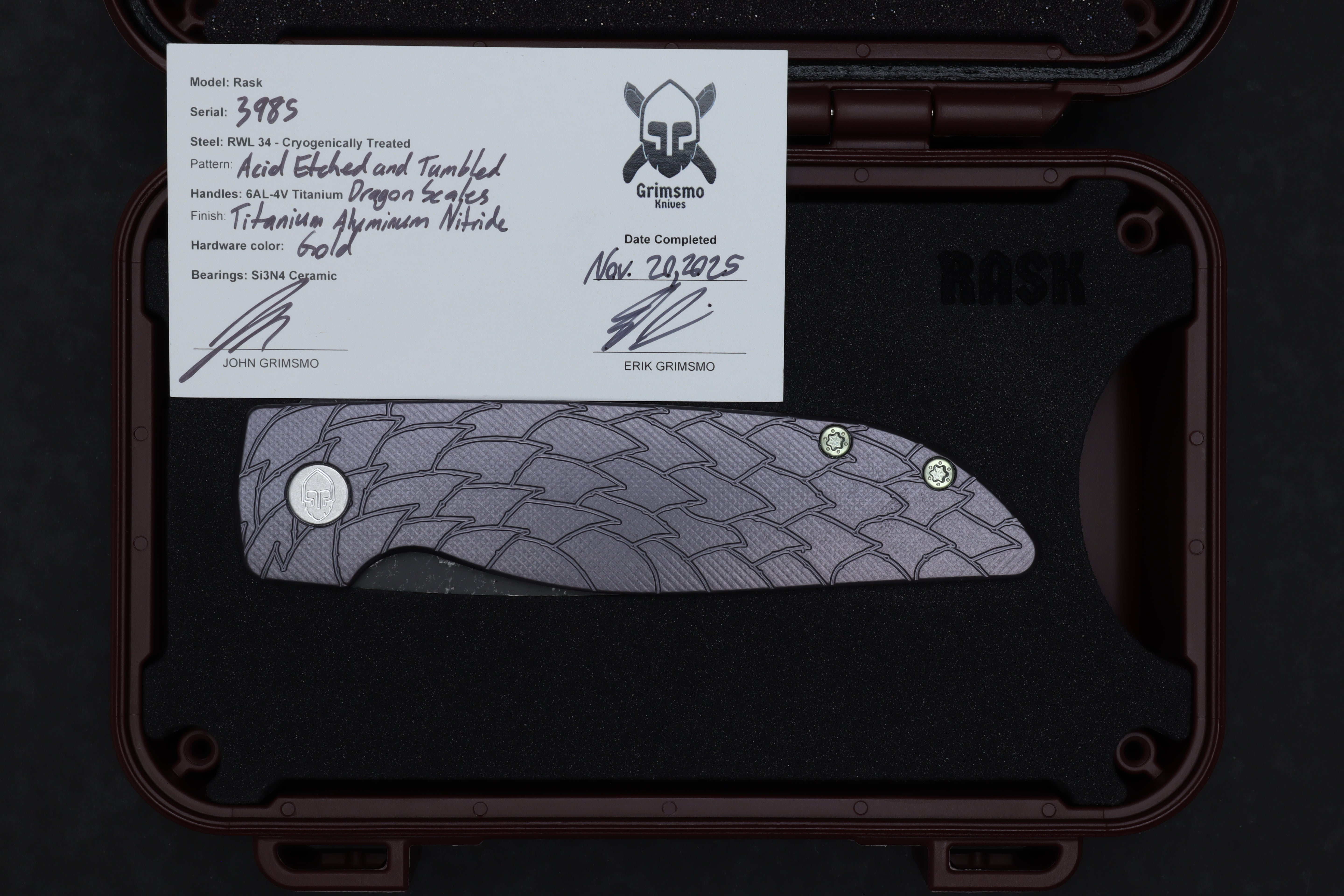 Rask #3985 9278341125