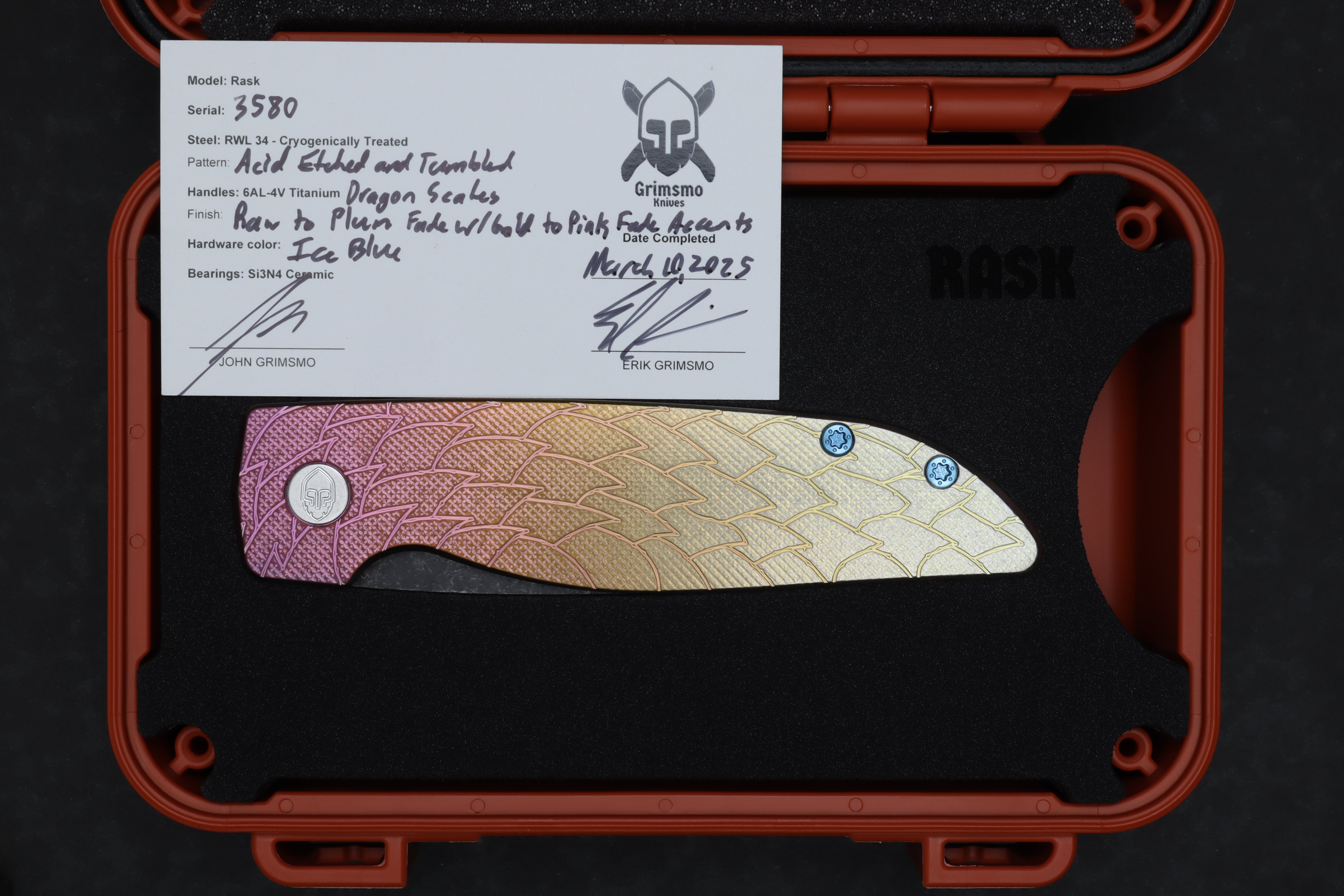 Rask #3580 9278340312