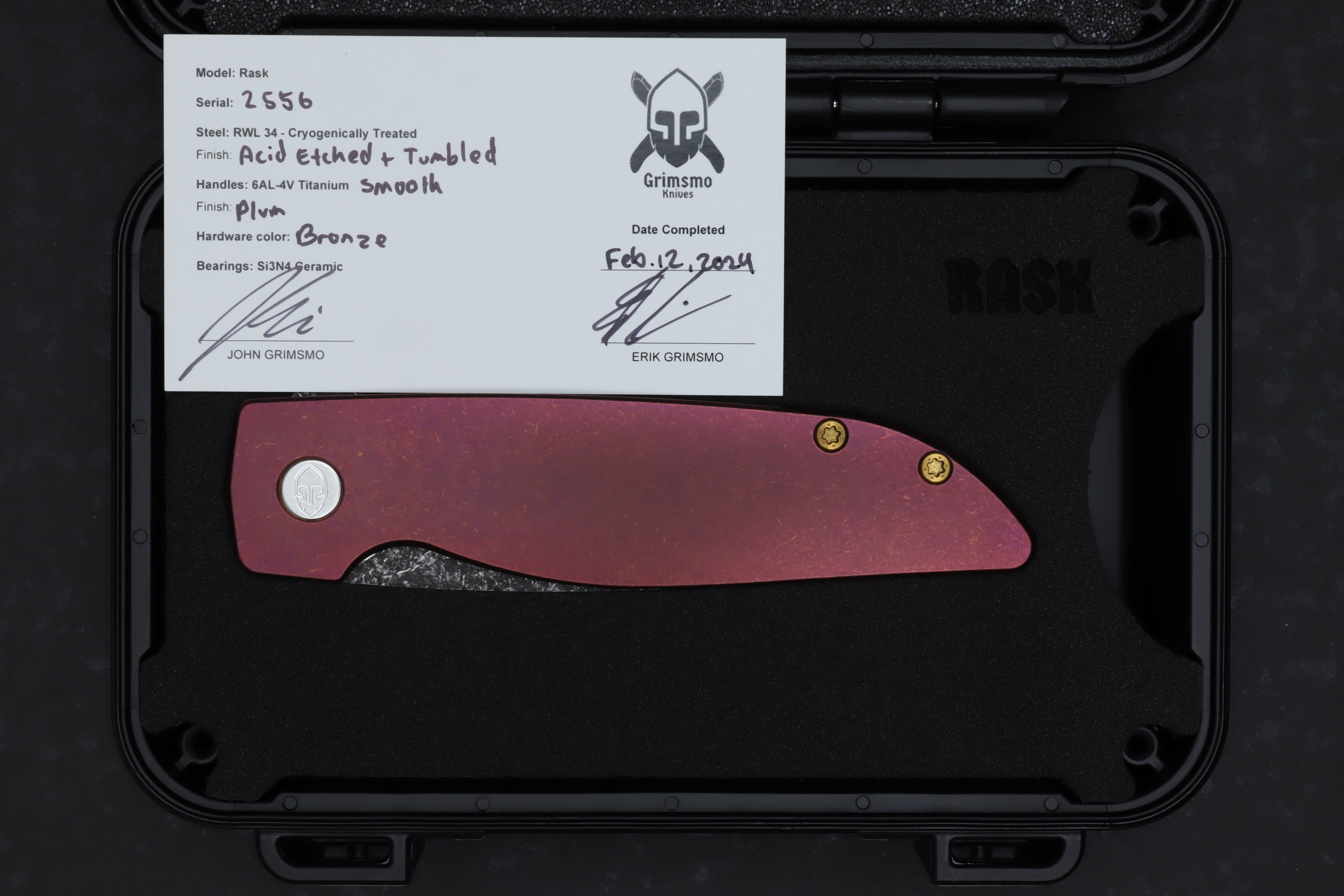 Rask #2556 9278340213