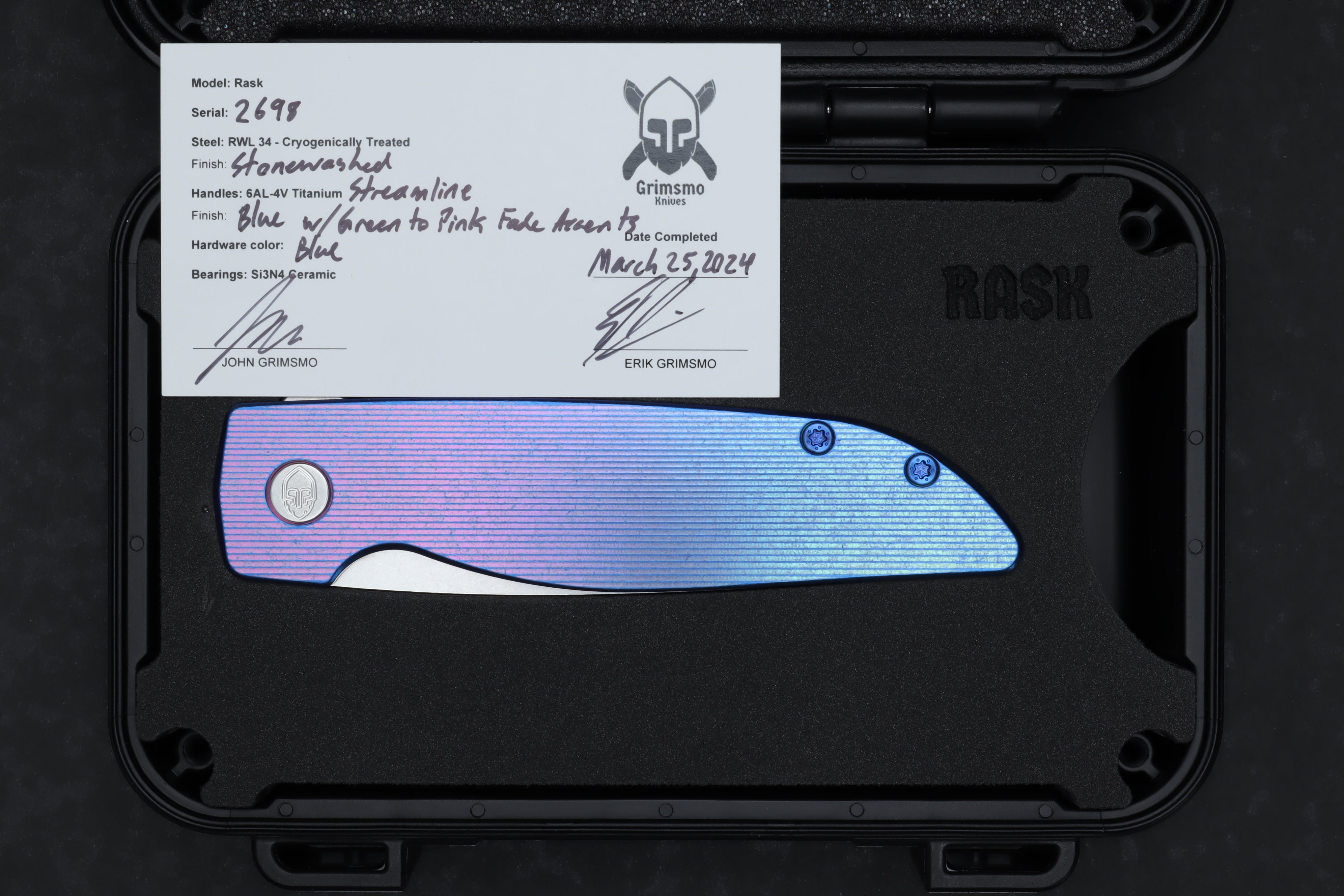 Rask #2698 9278340403