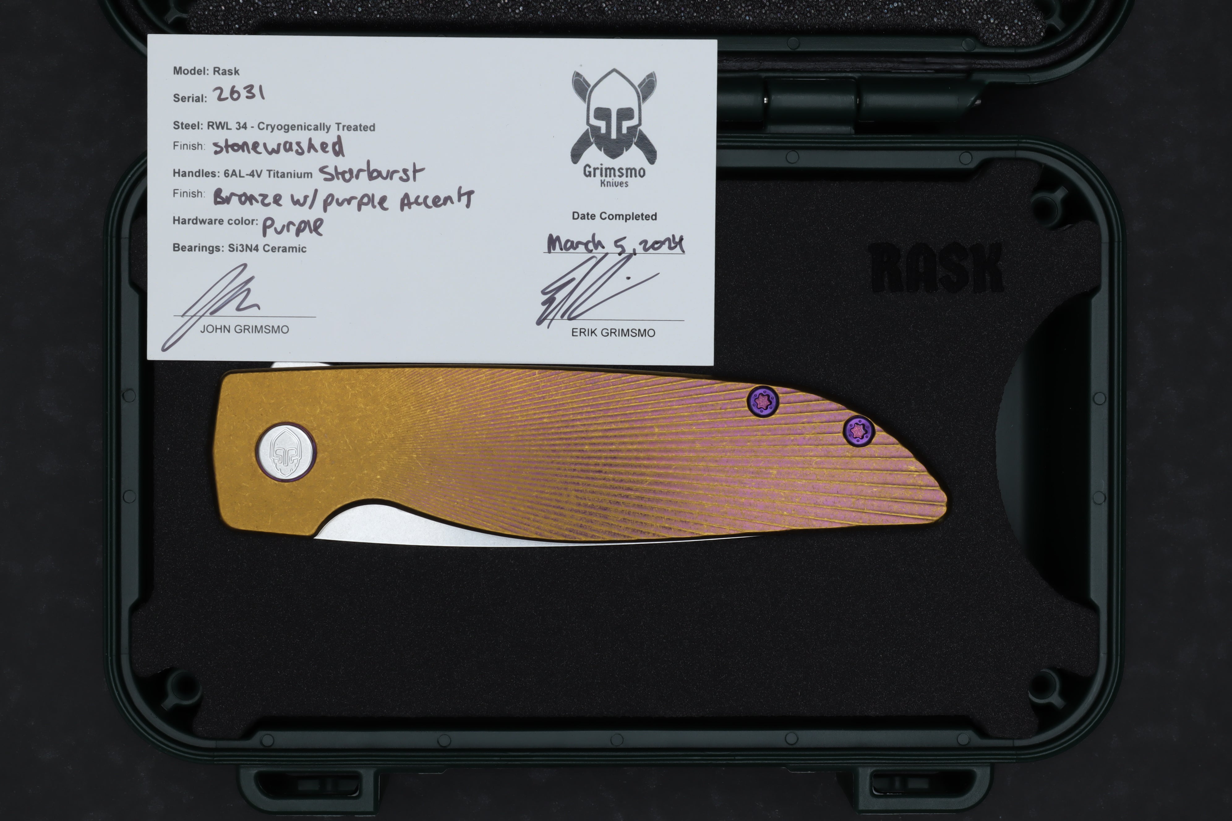 Rask #2631 9278340307