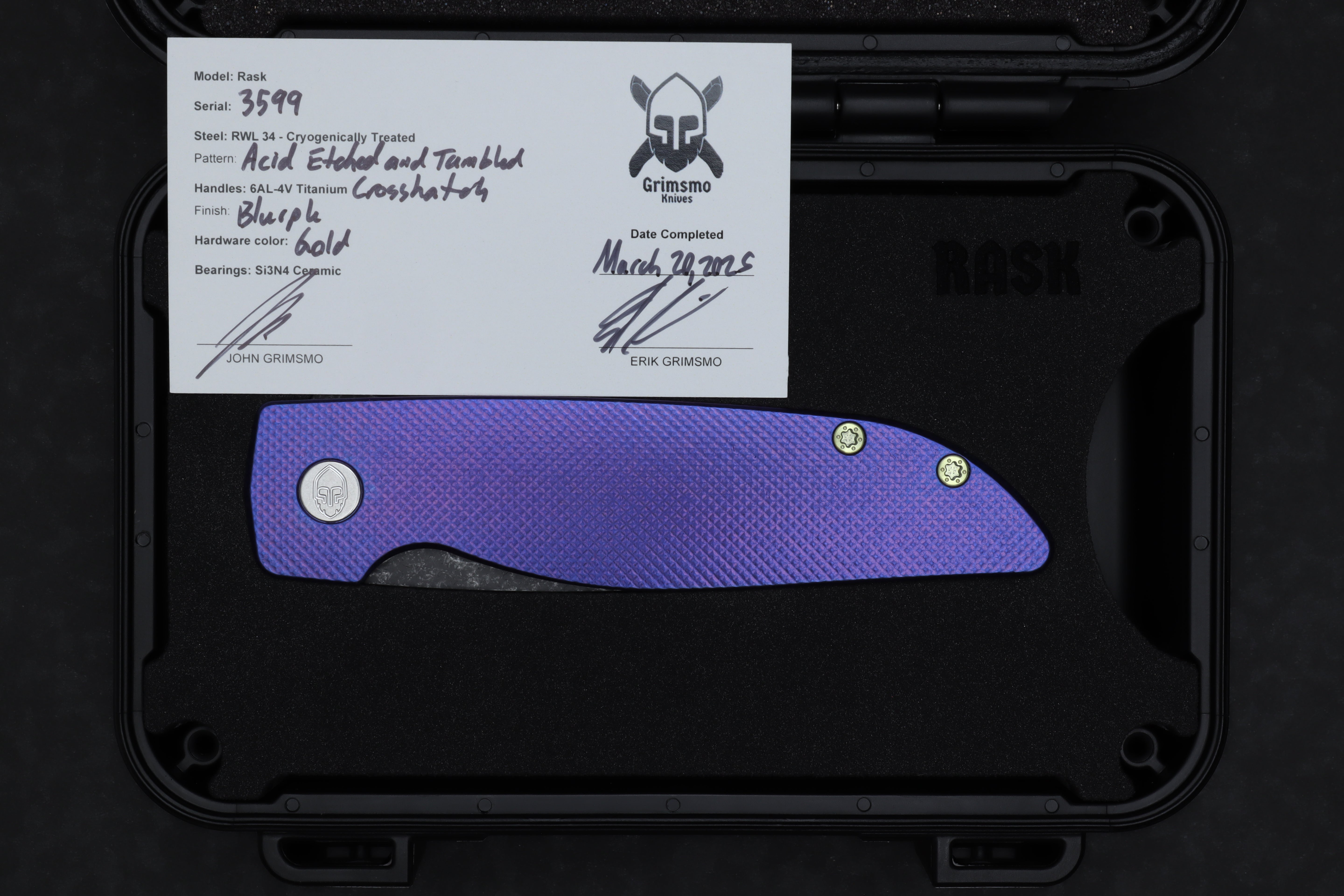 Rask #3599 9278340324