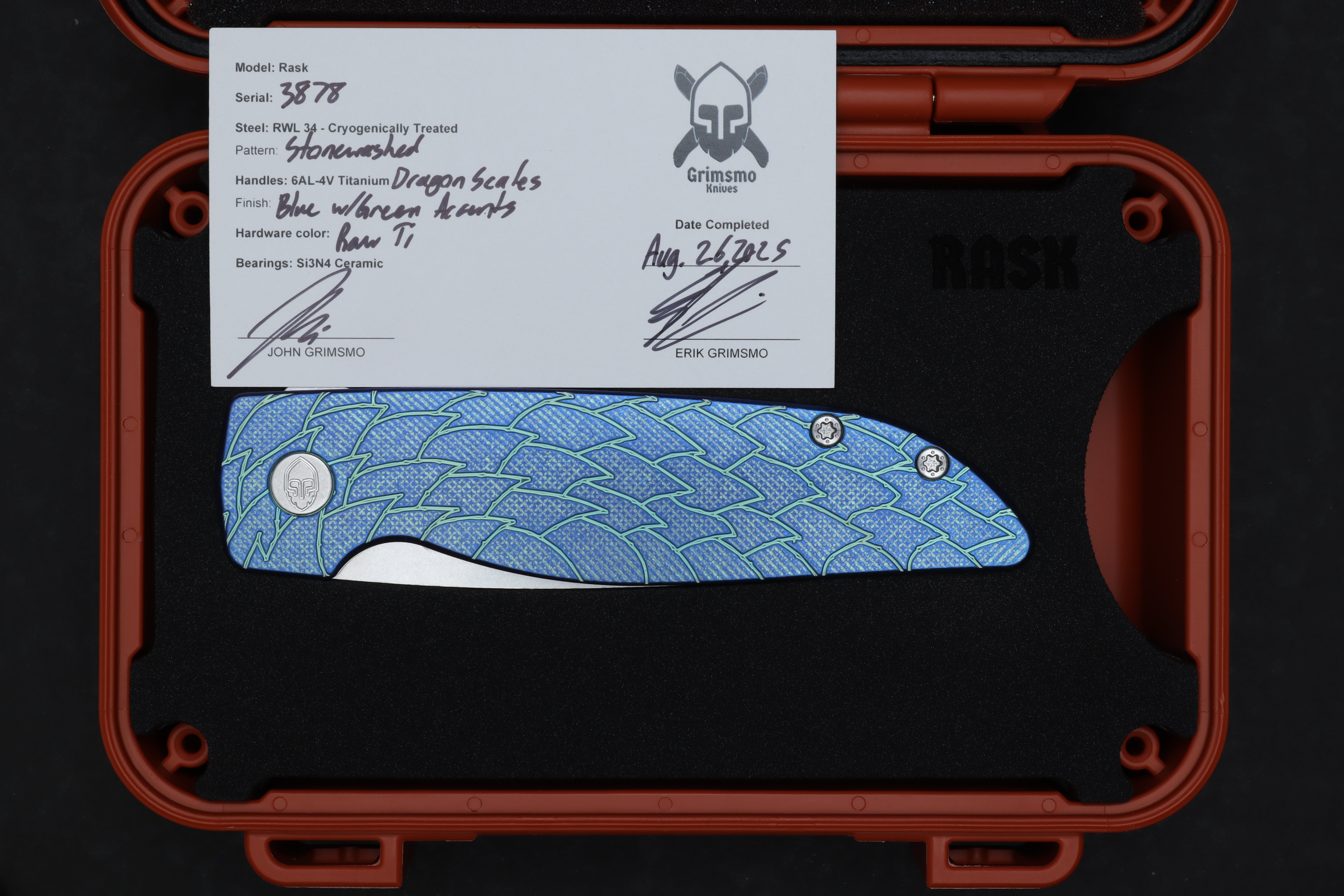 Rask #3878 9278340911