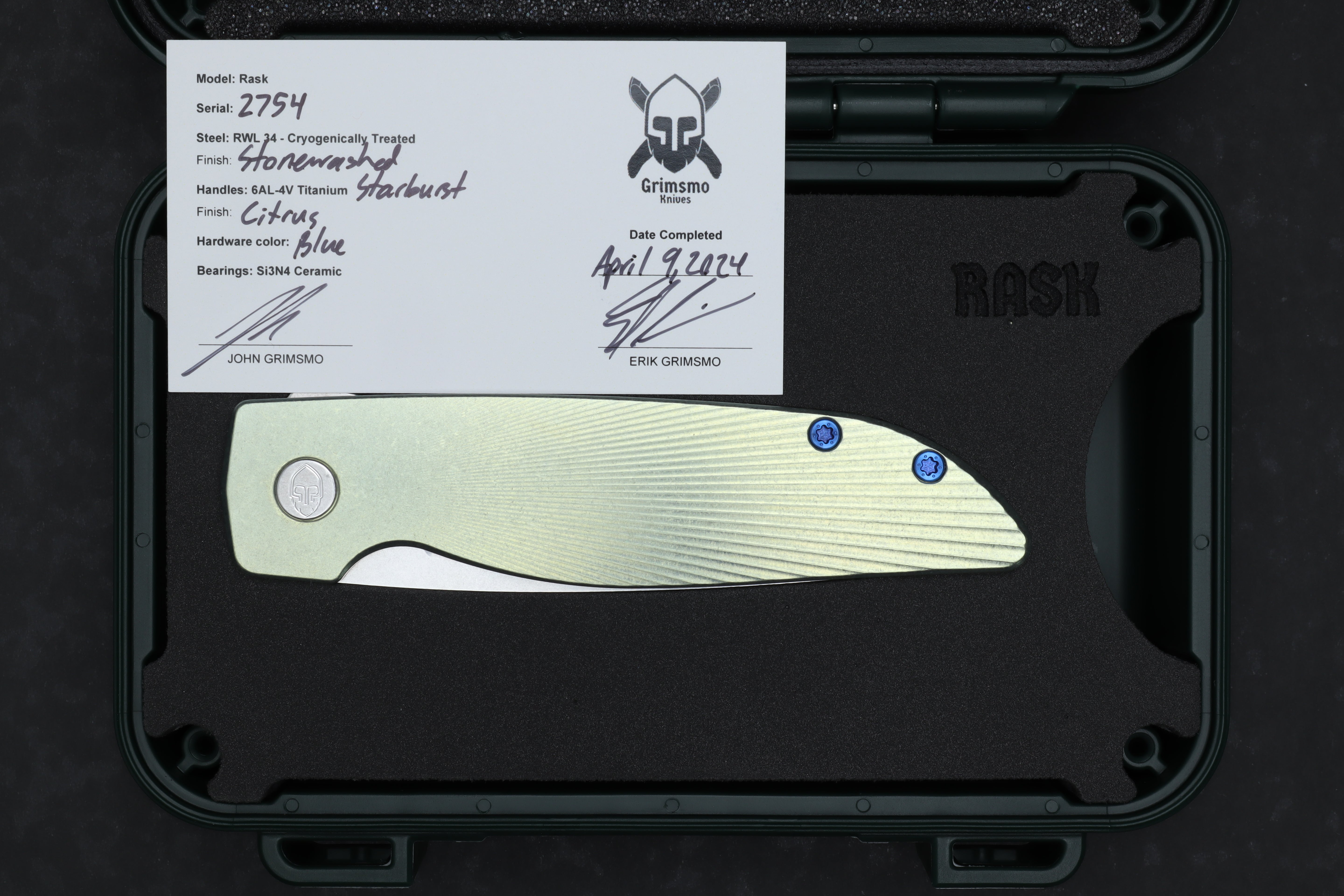 Rask #2754 9278340411