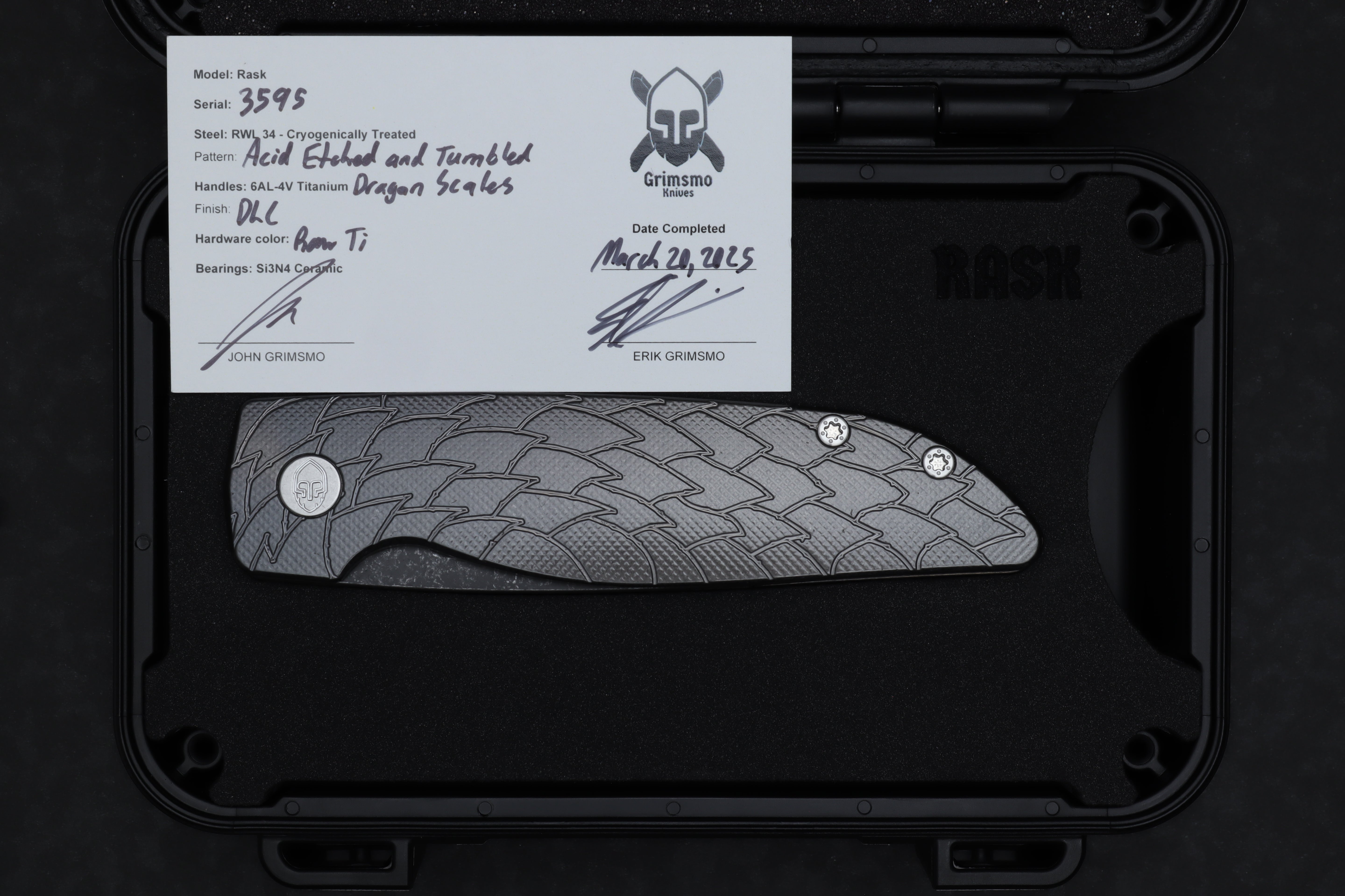 Rask #3595 9278340325