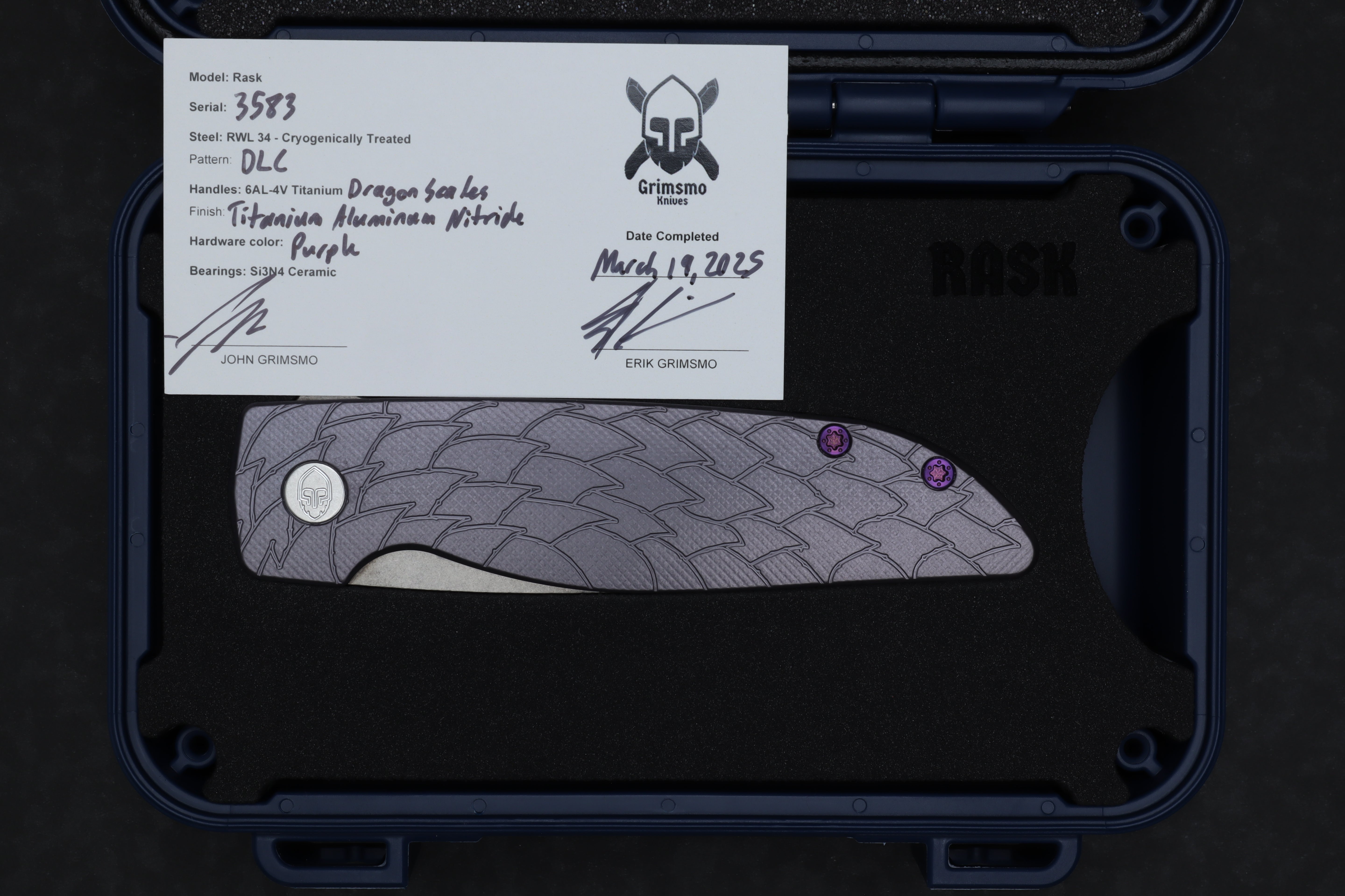 Rask #3583 9278340324