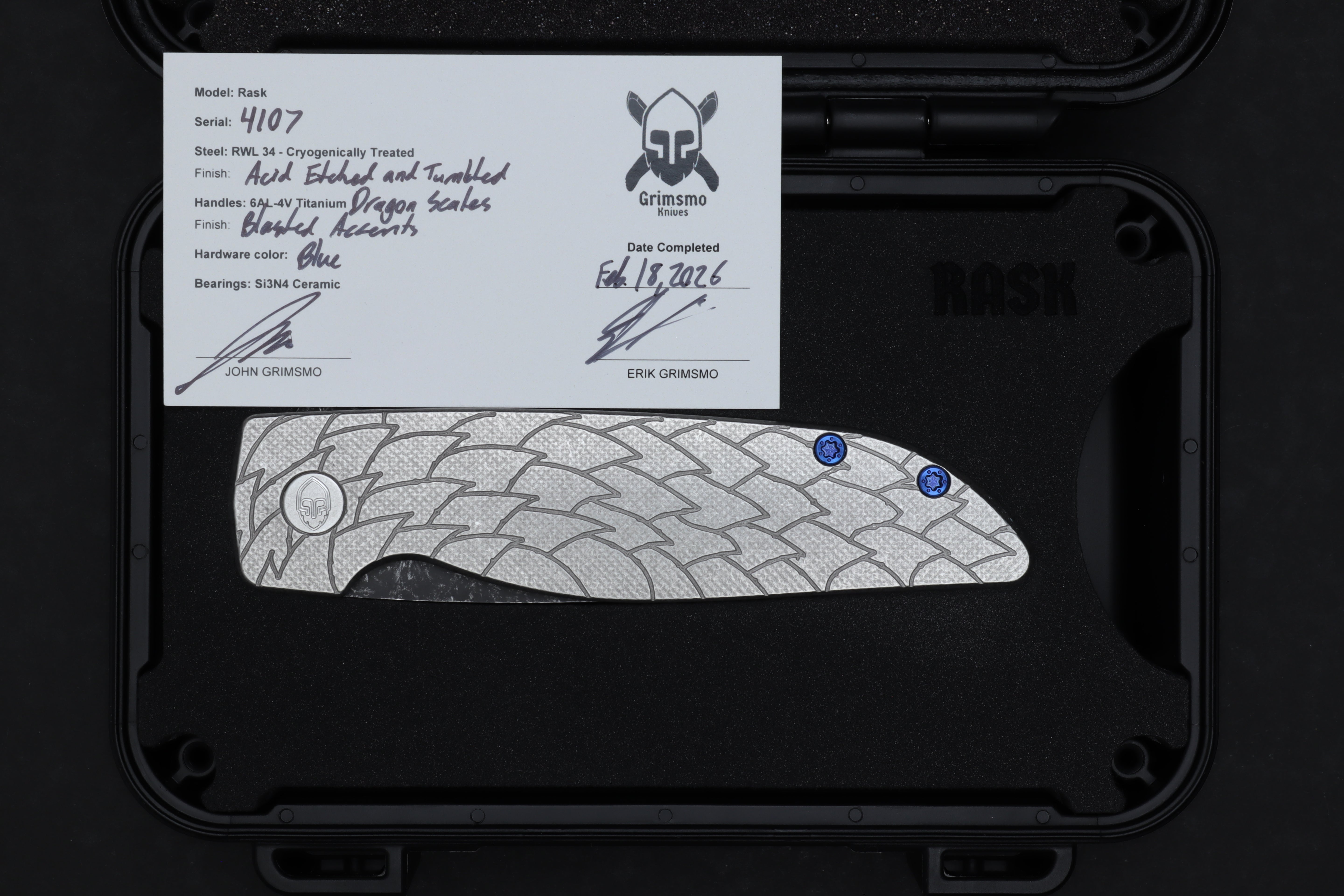 Rask #4107 9278340220