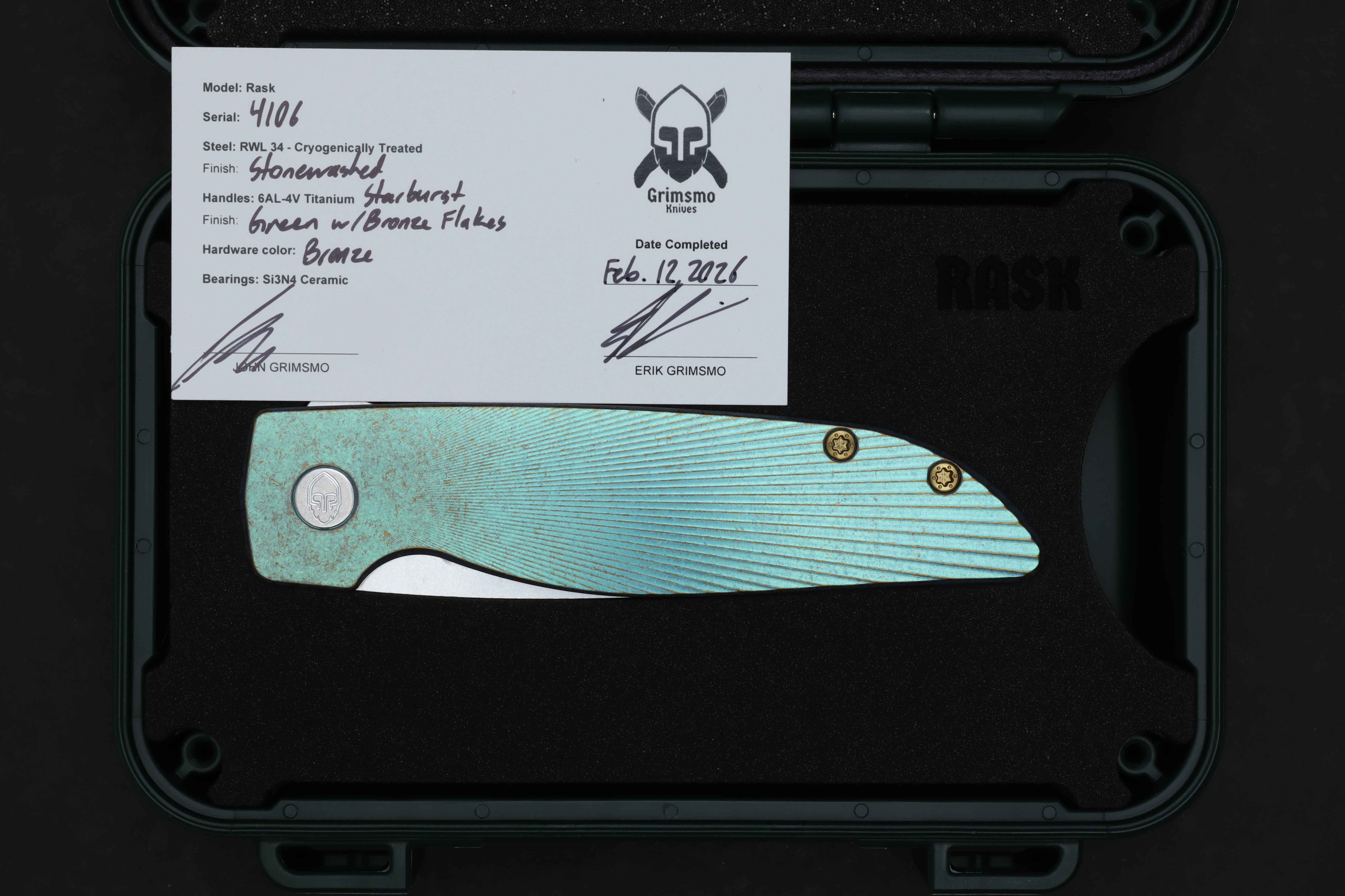 Rask #4106 9278340217