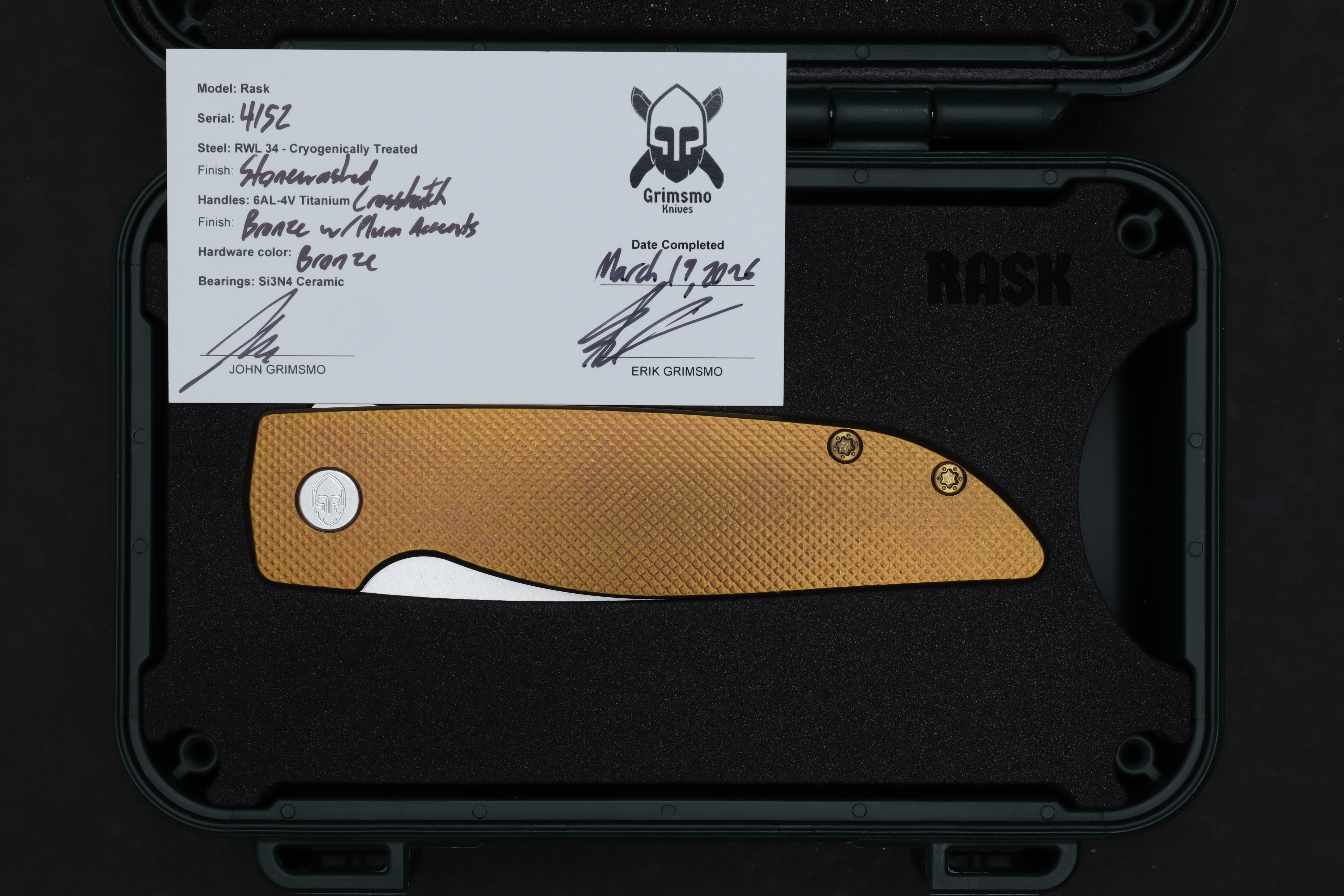 Rask #4152 9278340326