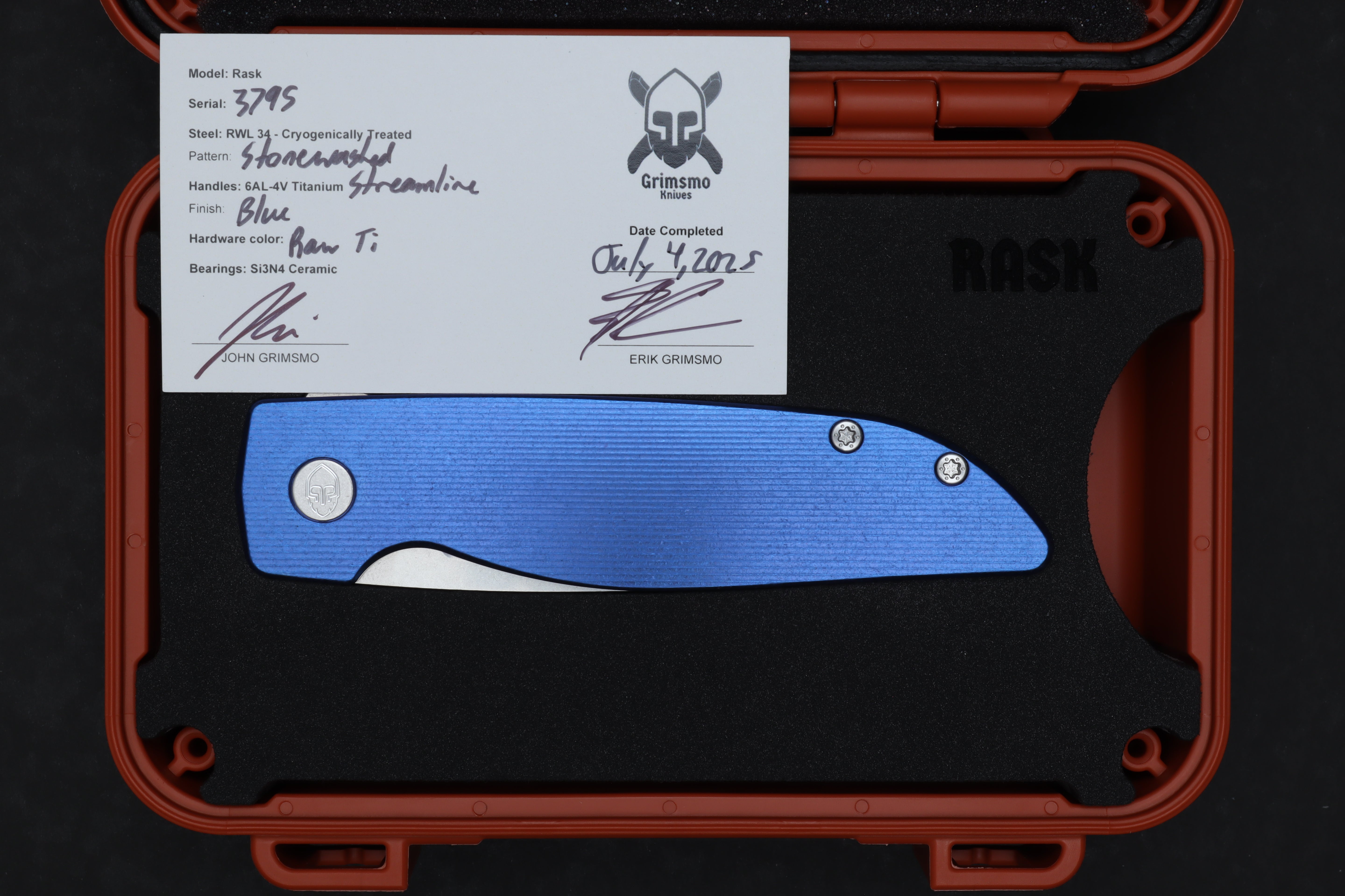Rask #3795 9278340707