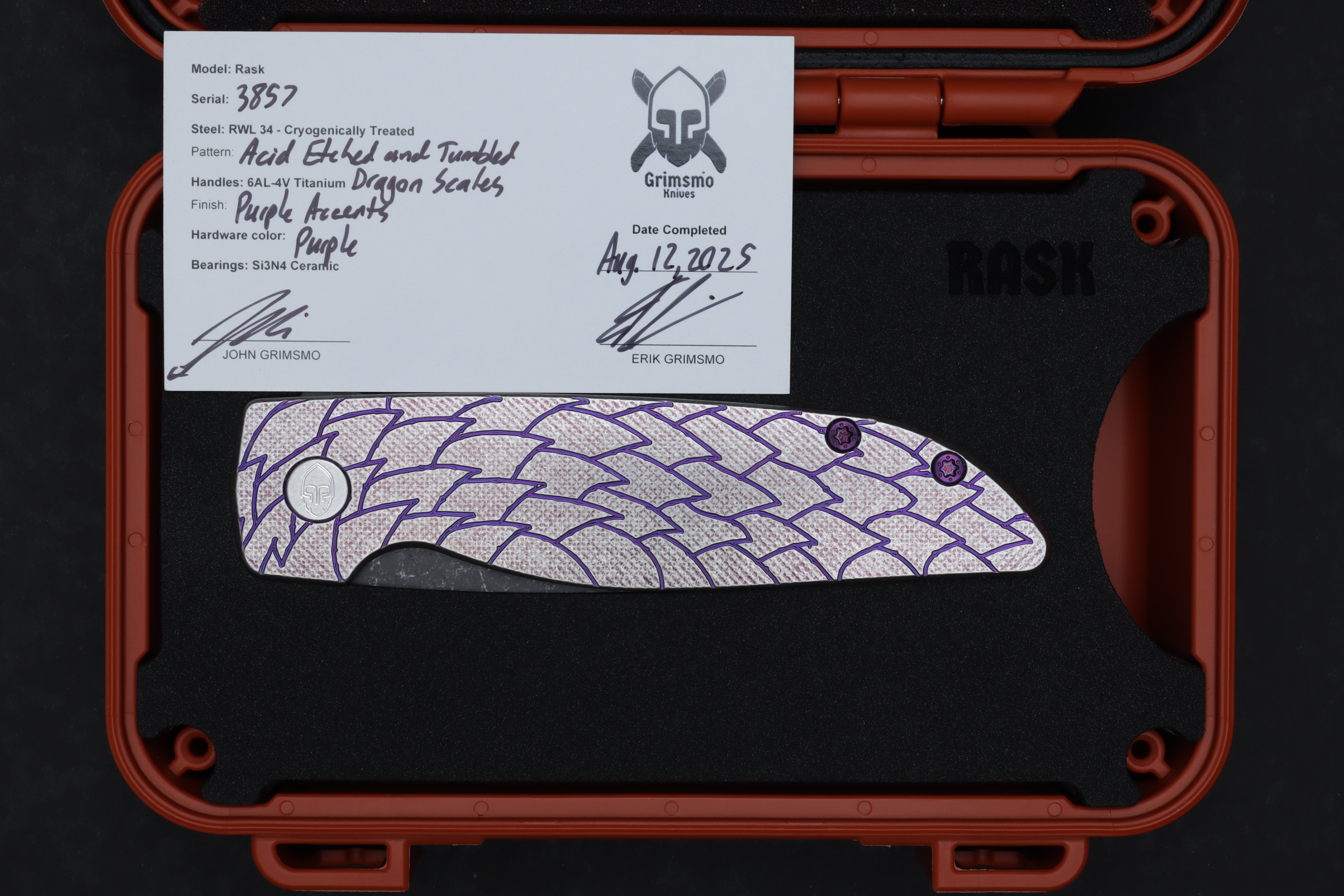 Rask #3857 9278340814