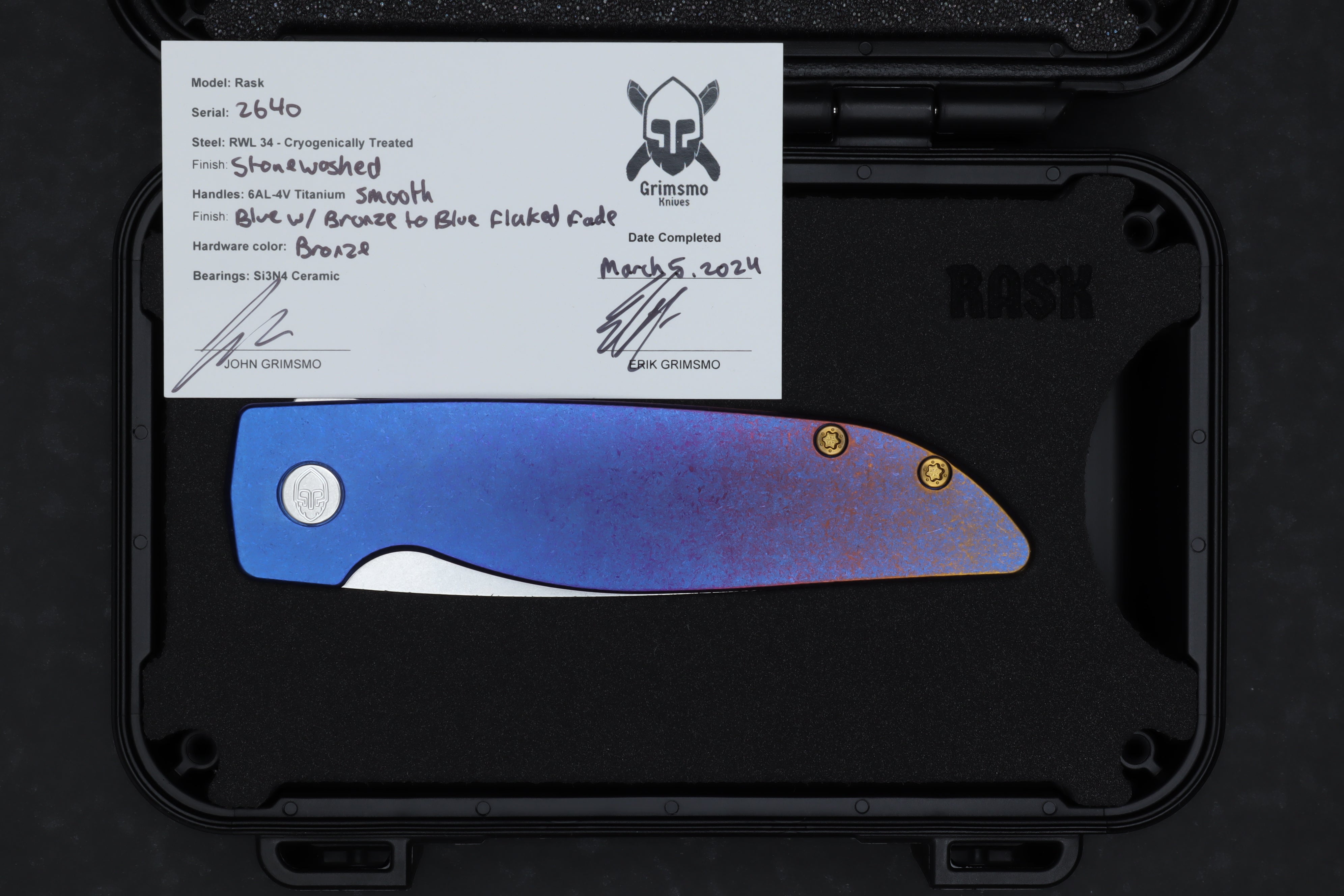 Rask #2640 9278340307