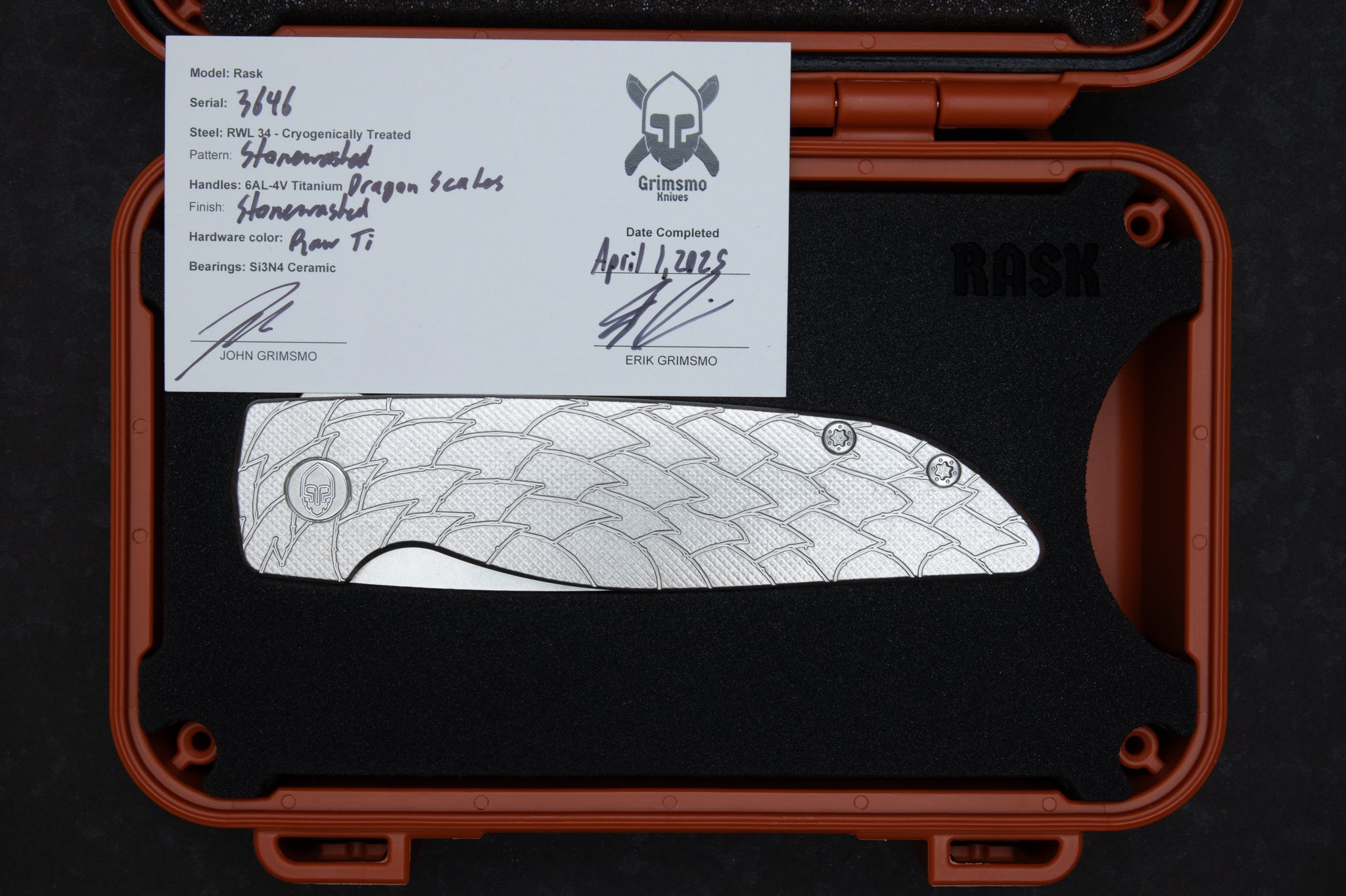 Rask #3646 9278340410