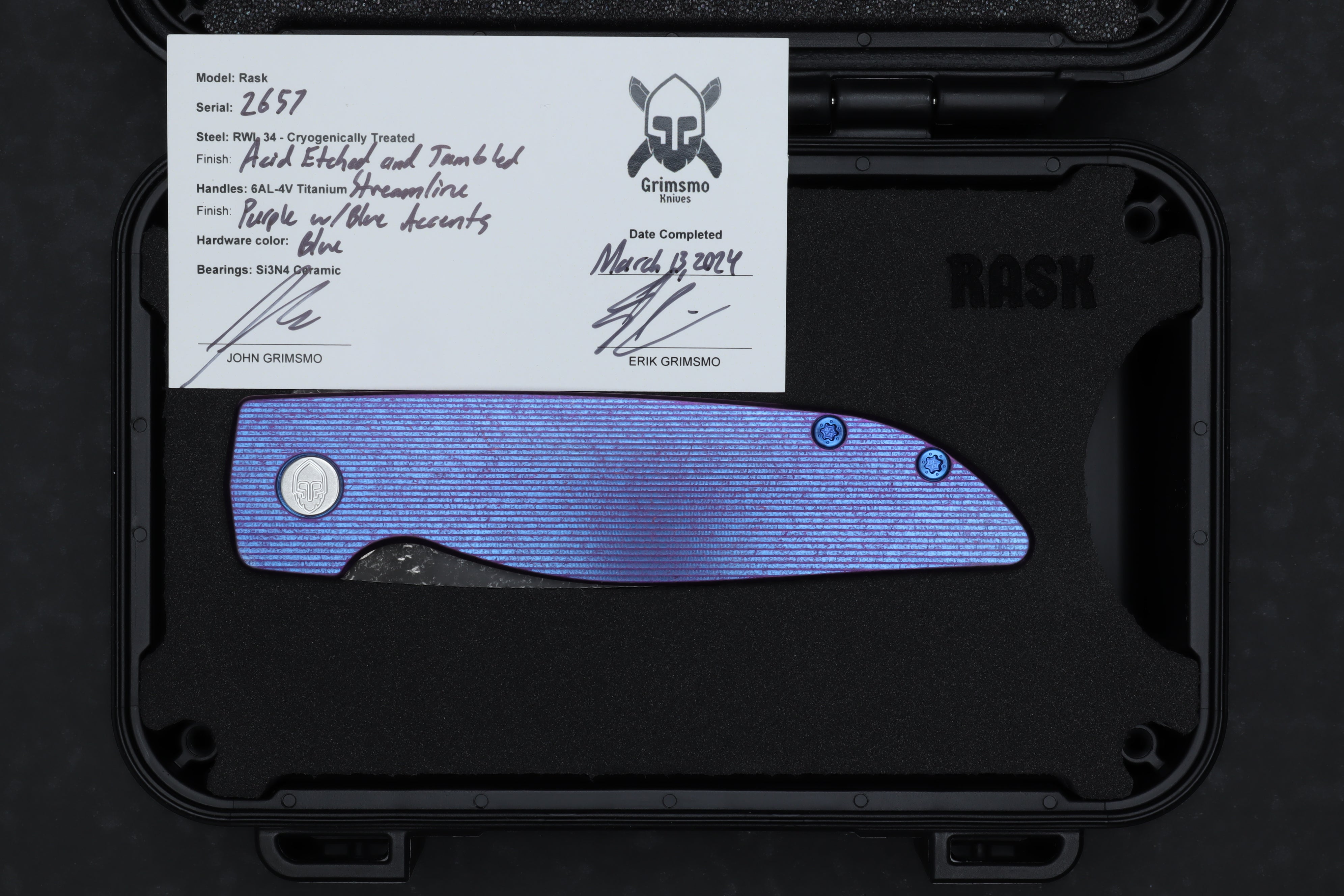 Rask #2657 9278340325