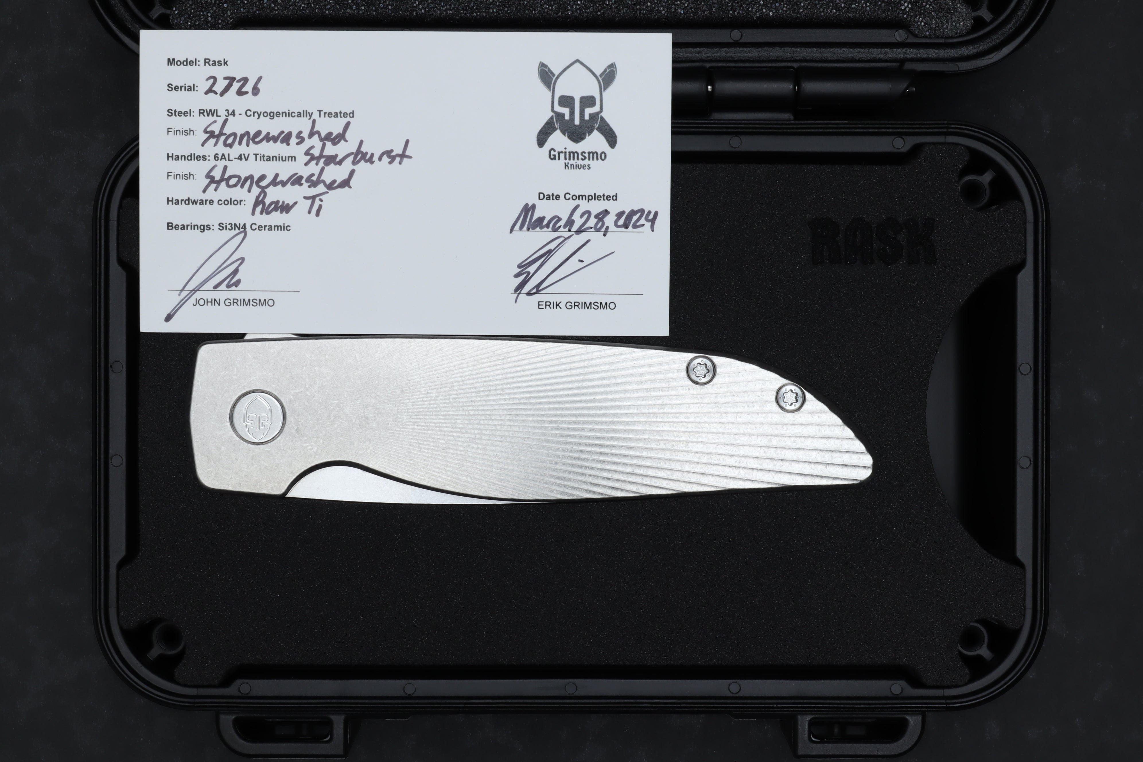 Rask #2726 9278340403